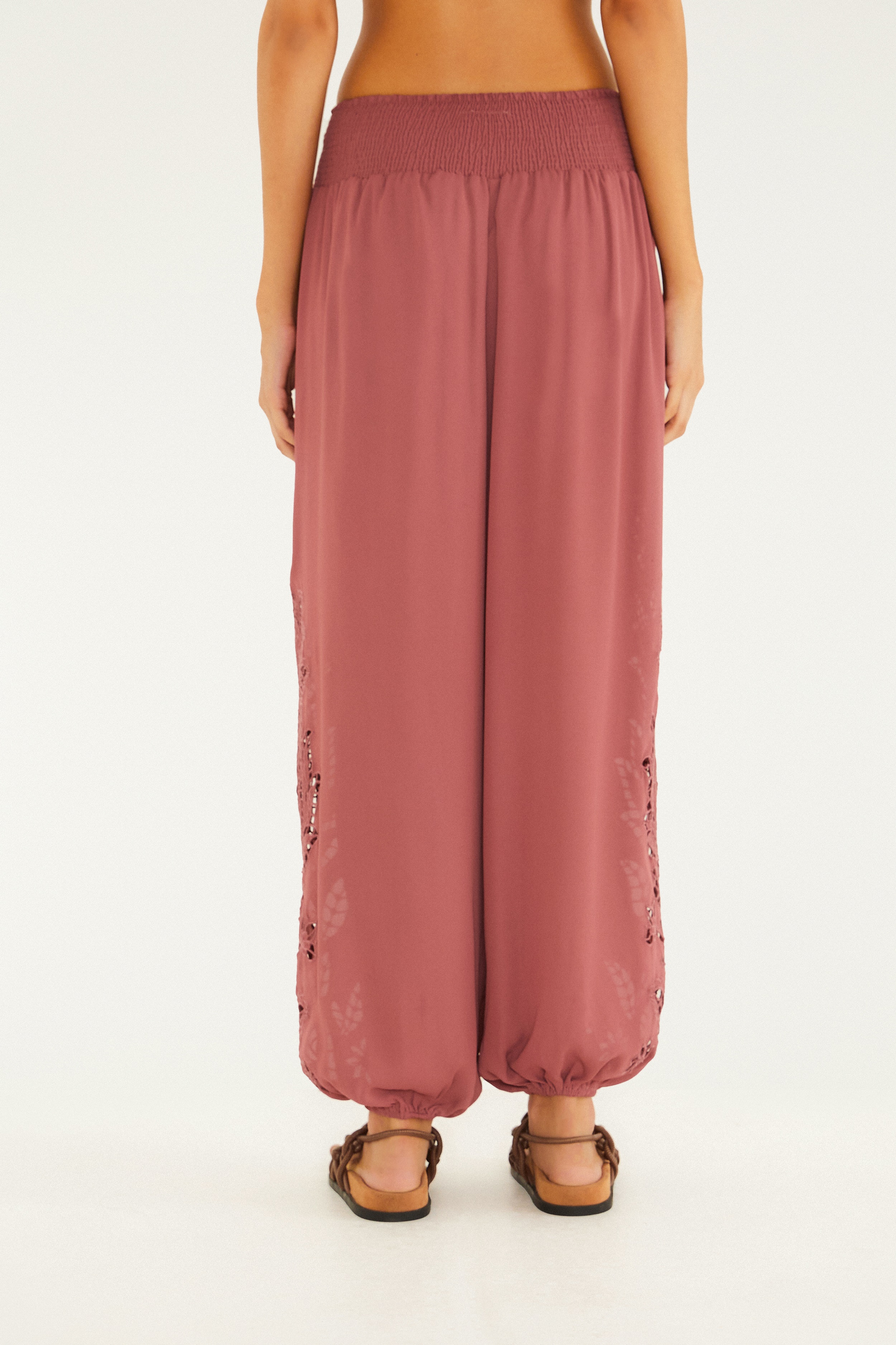 Calça Aladim Richelieu Tulipas