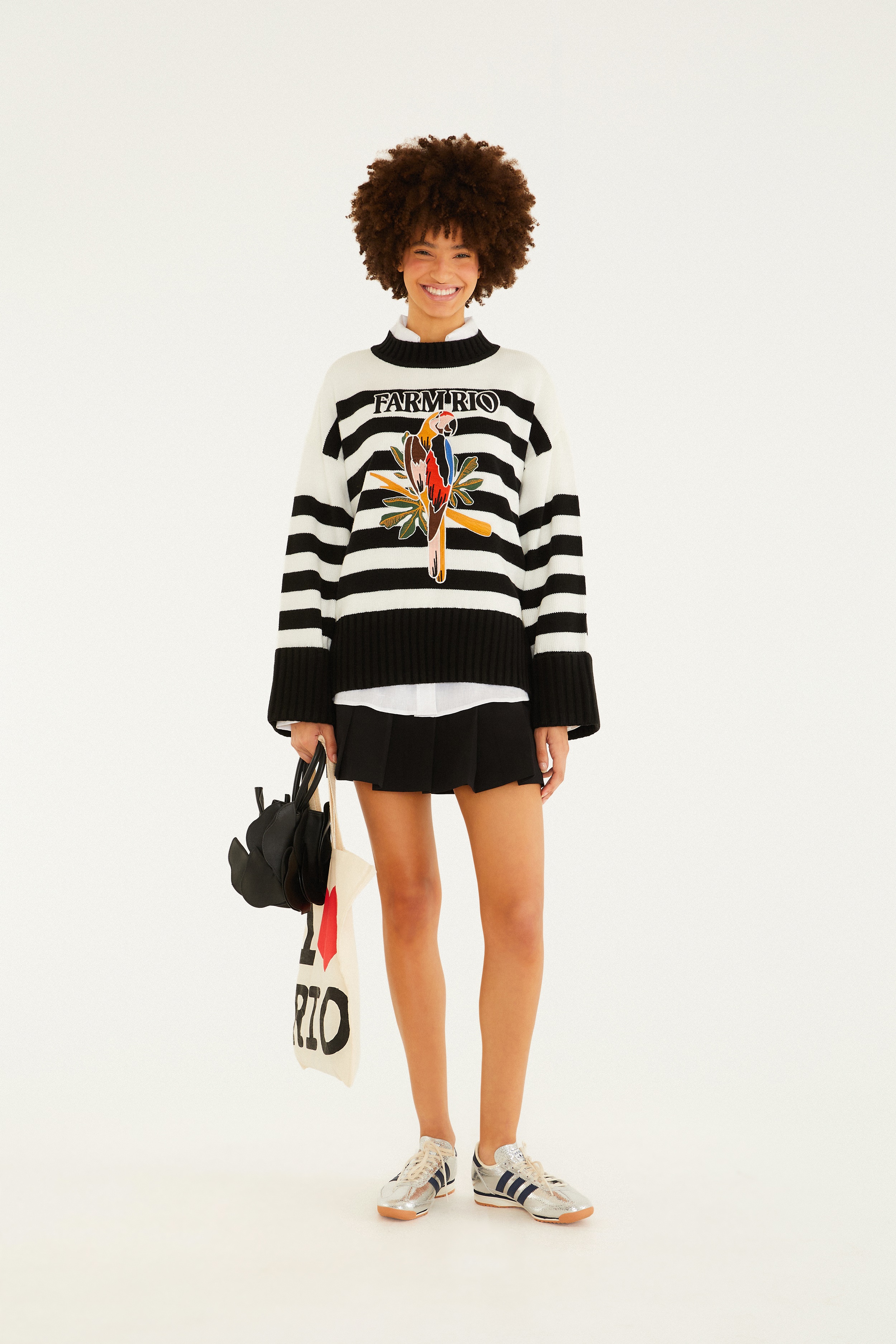 Pull Tricot Com Bordado