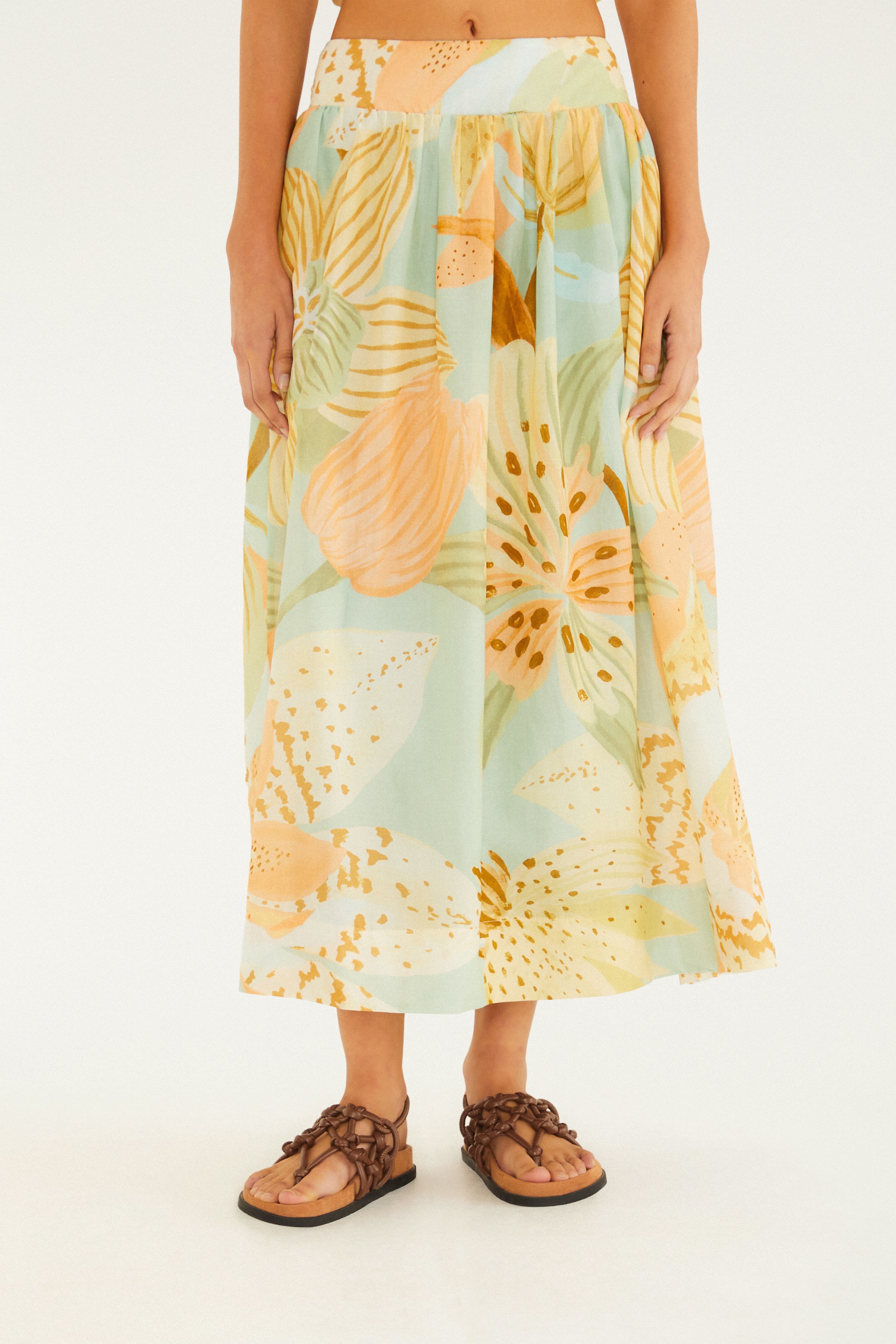 Saia Estampada Florie