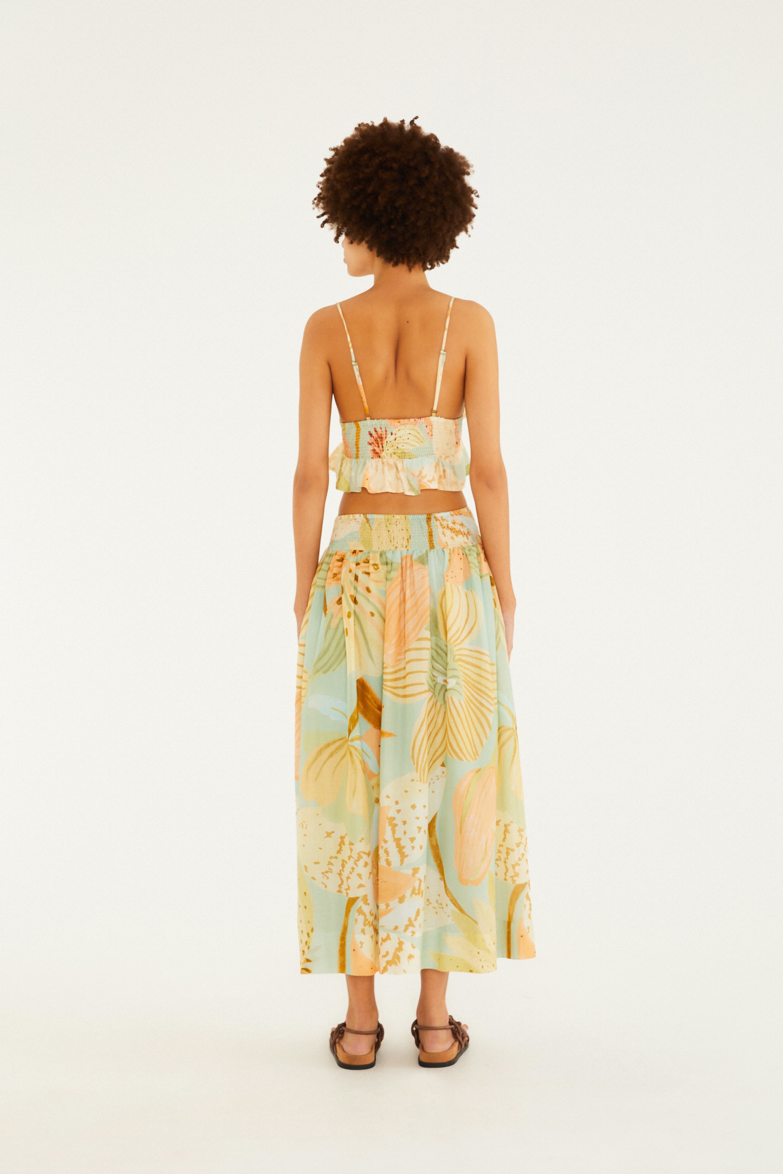 Saia Estampada Florie