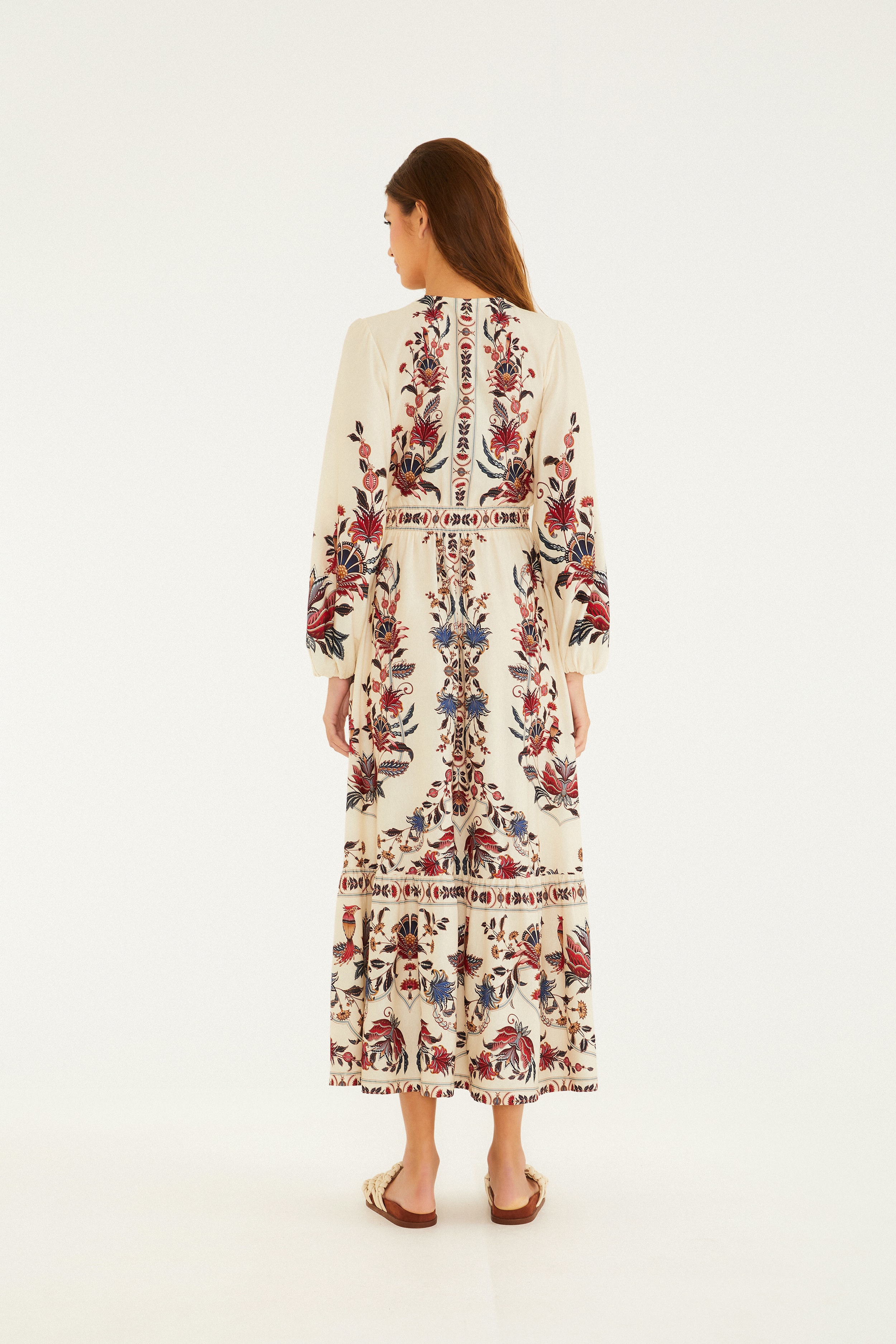 Vestido Cropped Estampado Bohoflor