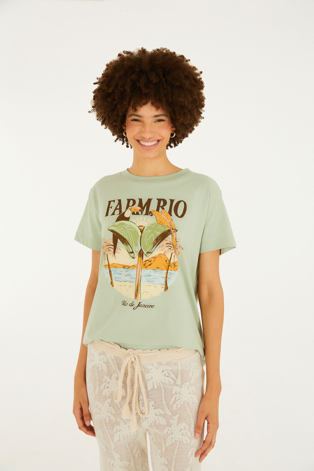 T-Shirt Fit Orelhão Farm Rio