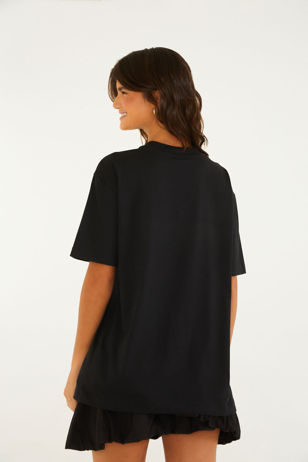 T-Shirt Media Moldura Conchas