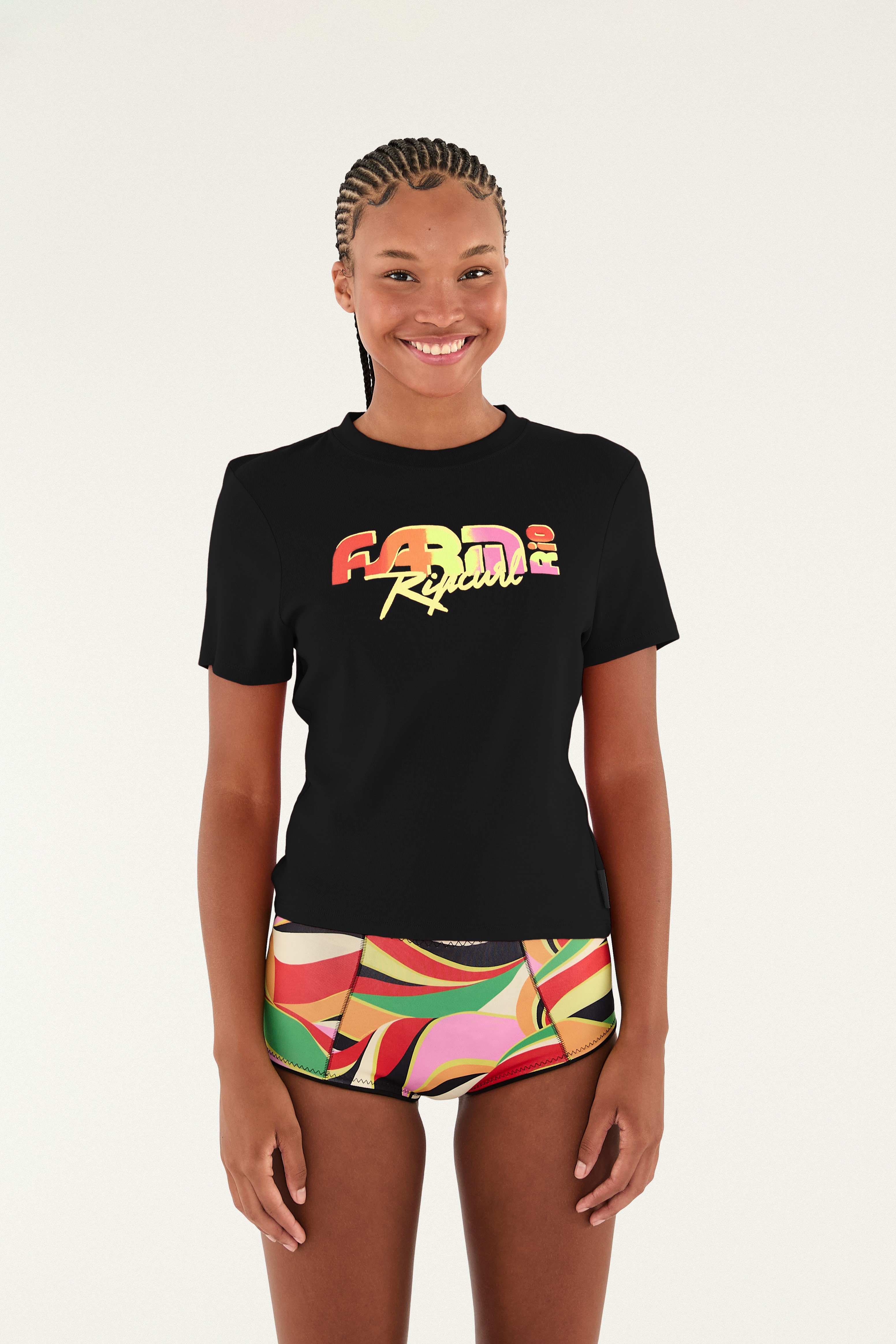 Camiseta Carioca Fitted Preta
