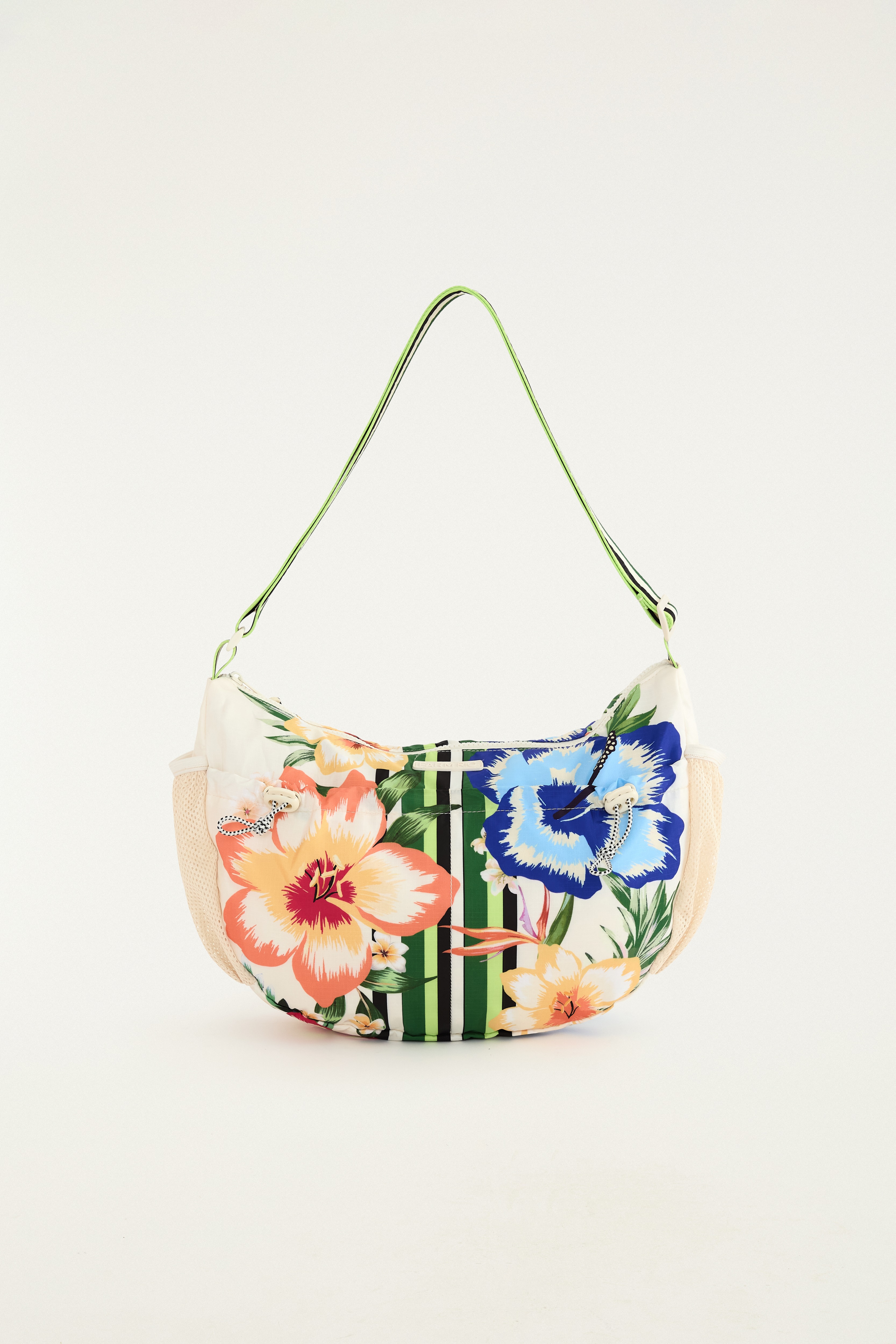 Bolsa Banana Grande Floral Tropical