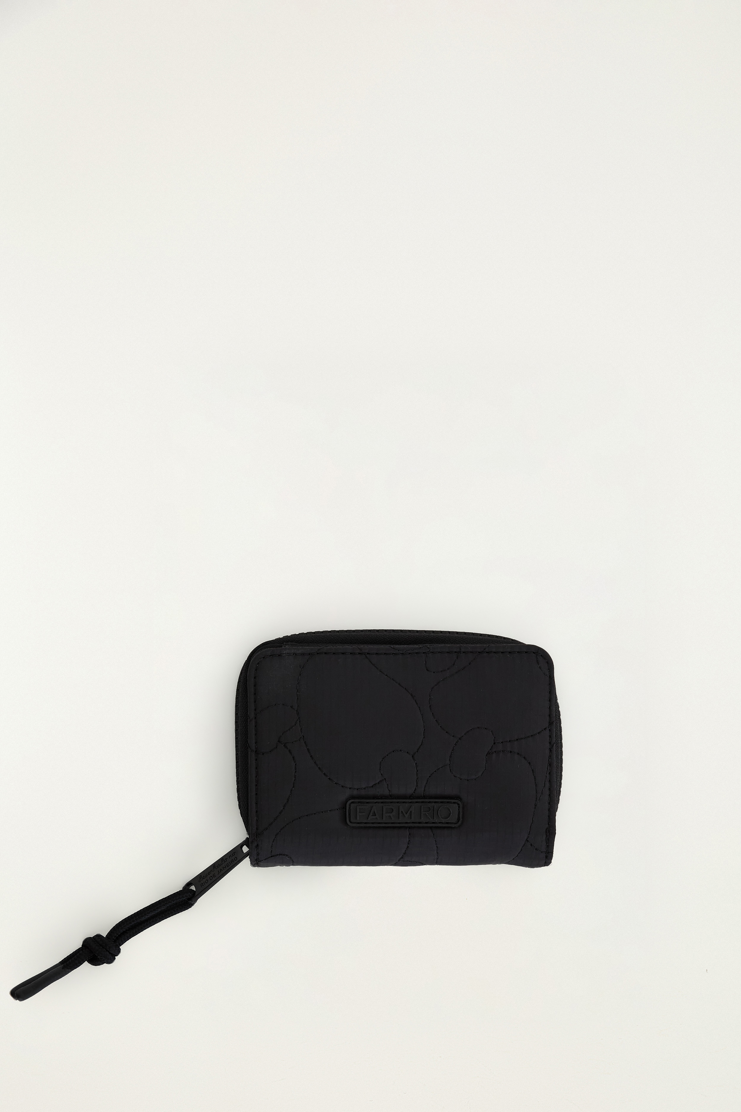 Carteira Ziriguidum Puffer Preta
