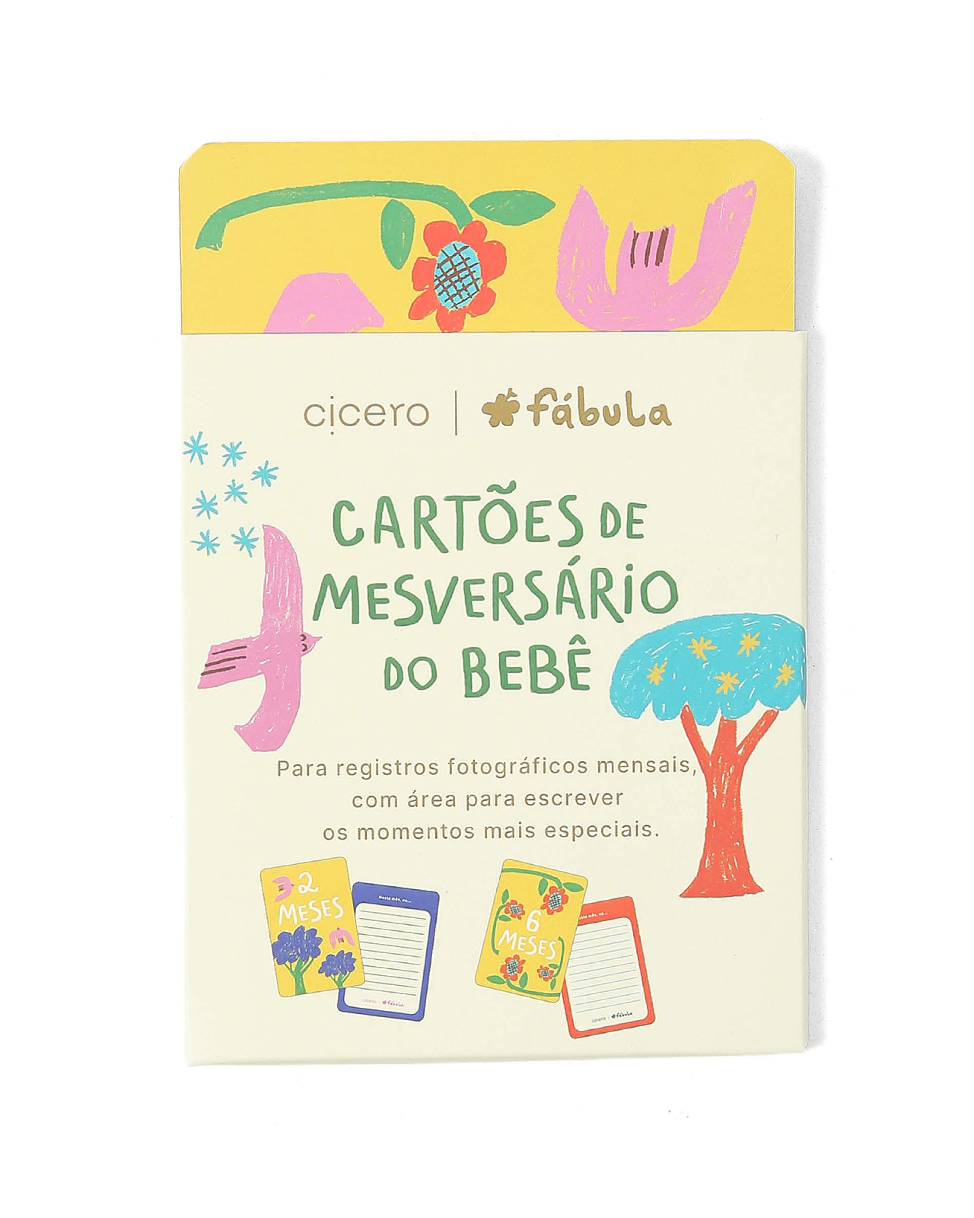 Cartao Mesversario Bebe Alegrinha