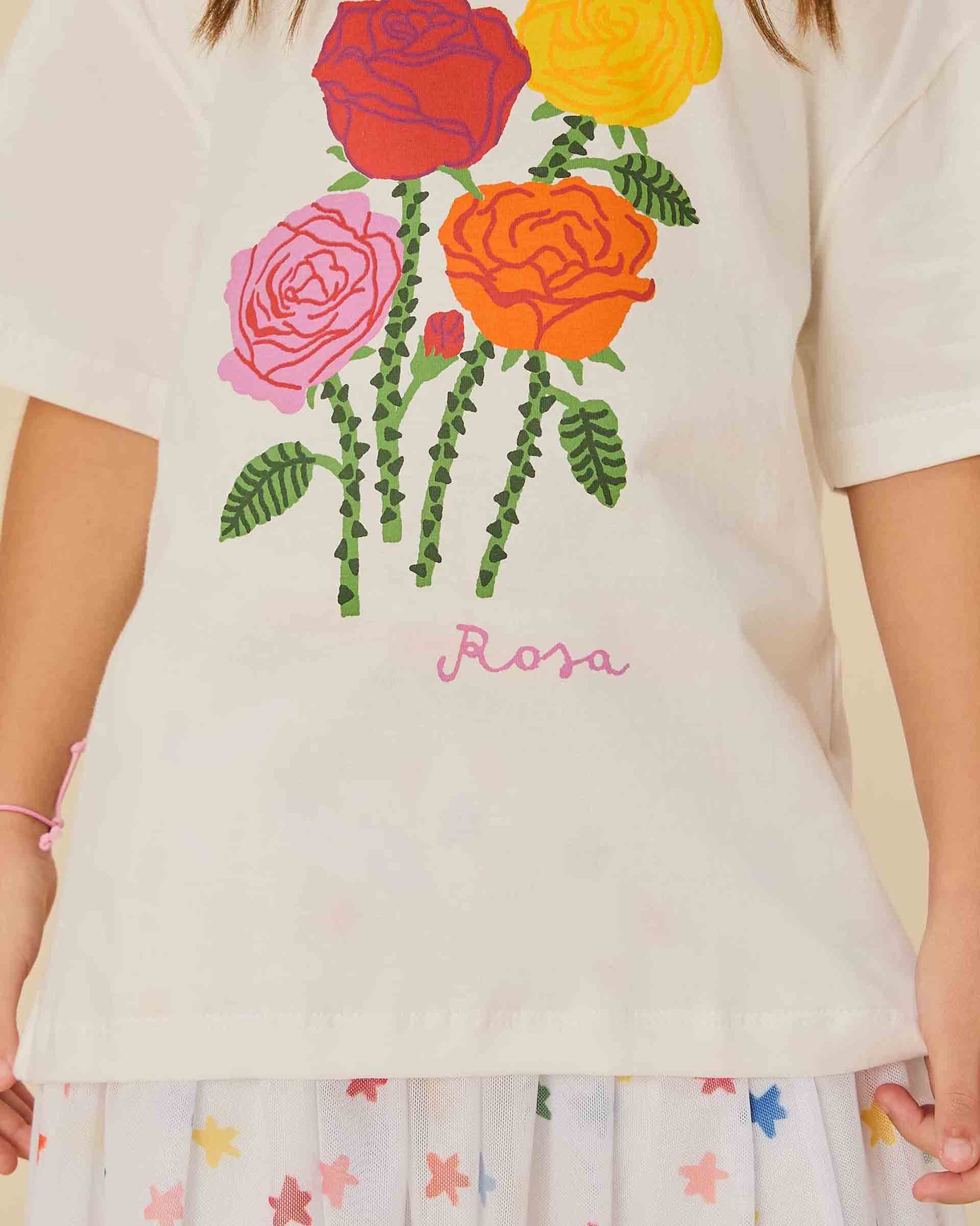 Blusa Silk Rosas