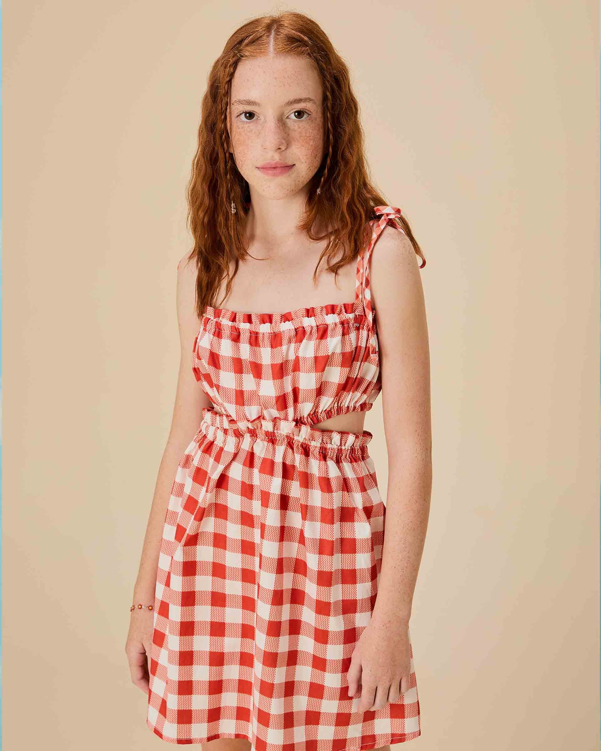 Vestido Xadrez Poa