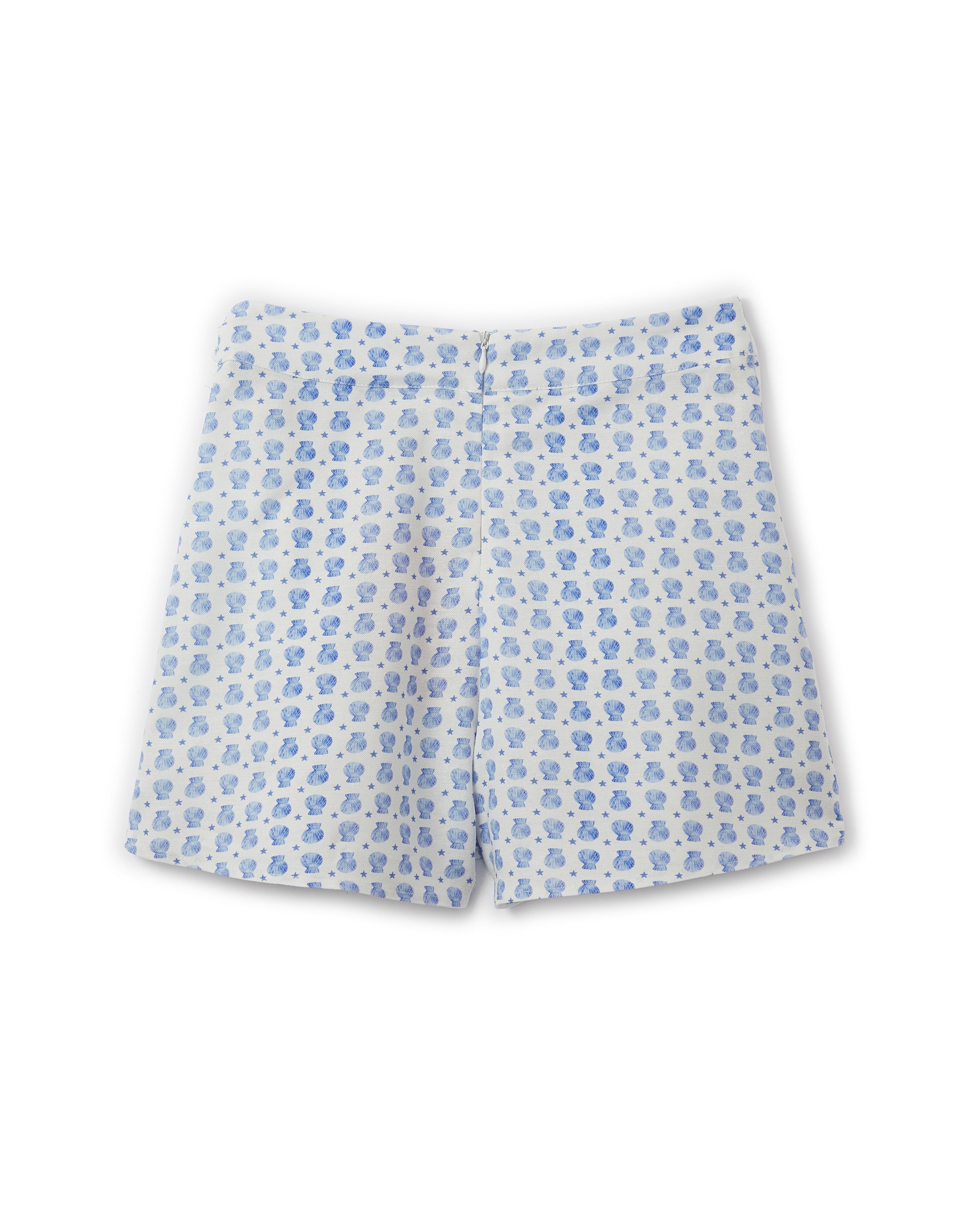 Short Saia Concha Estrelas