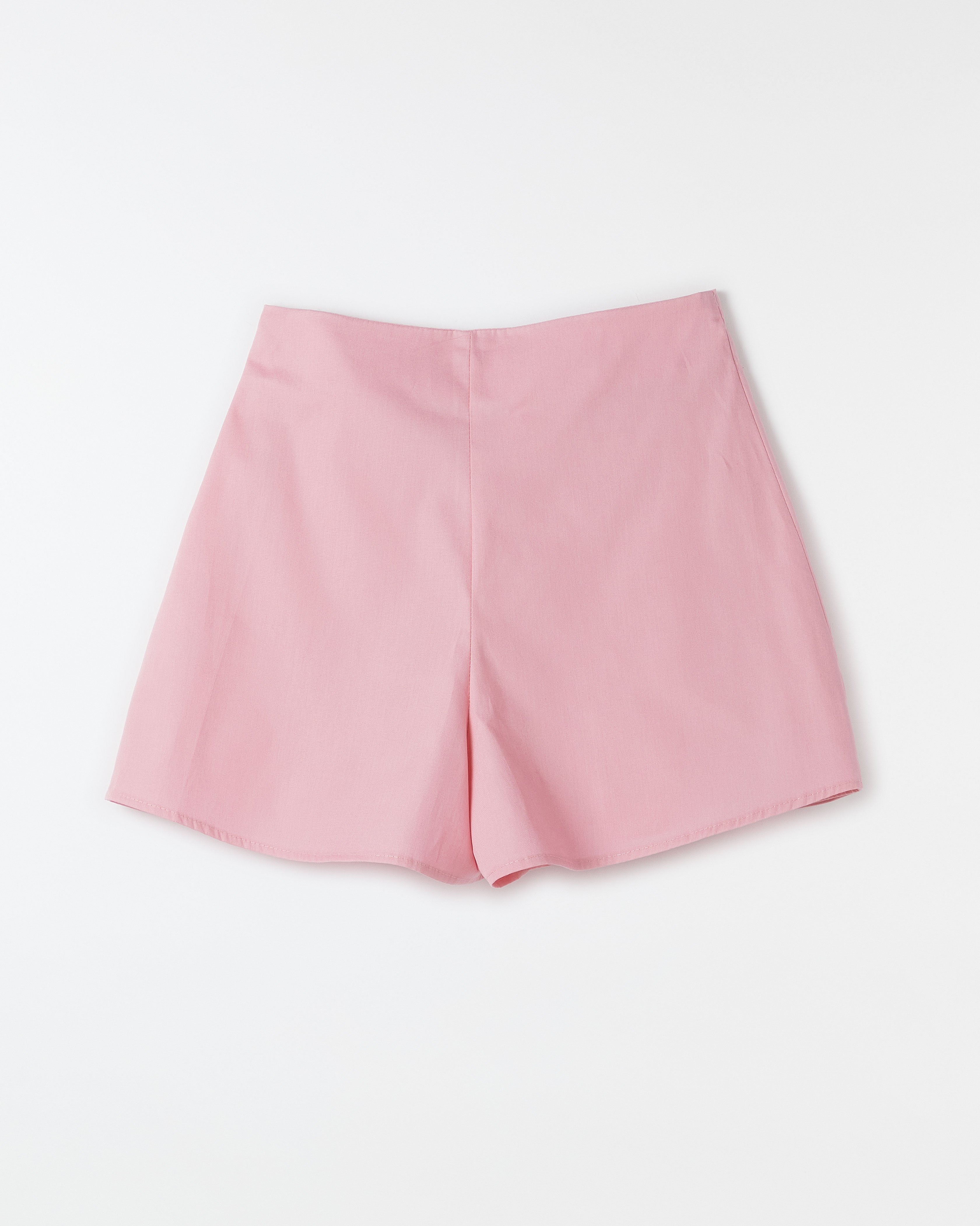 Short Saia Liso Rosa