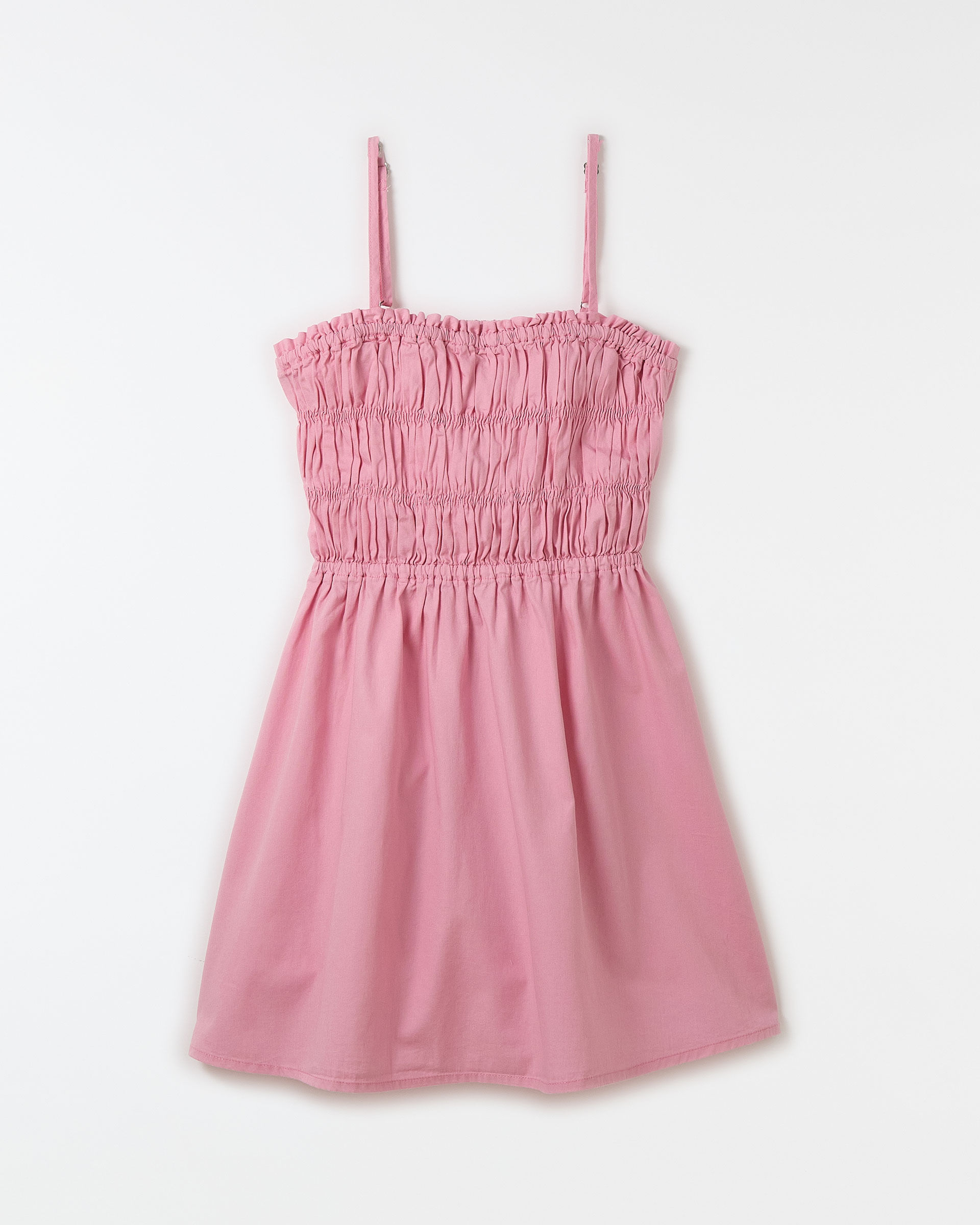 Vestido Liso Rosa