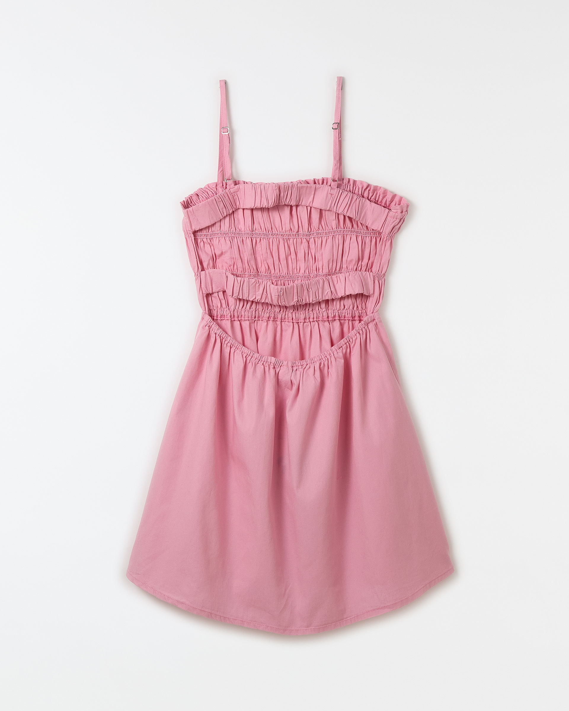 Vestido Liso Rosa