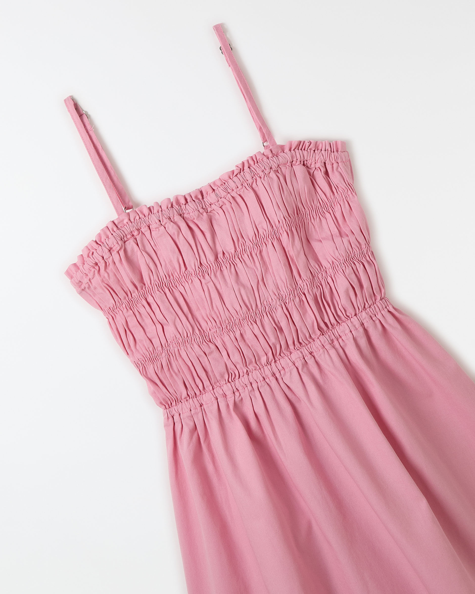 Vestido Liso Rosa