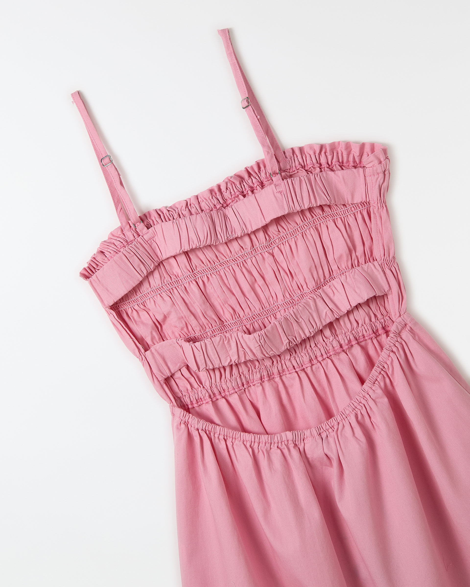 Vestido Liso Rosa
