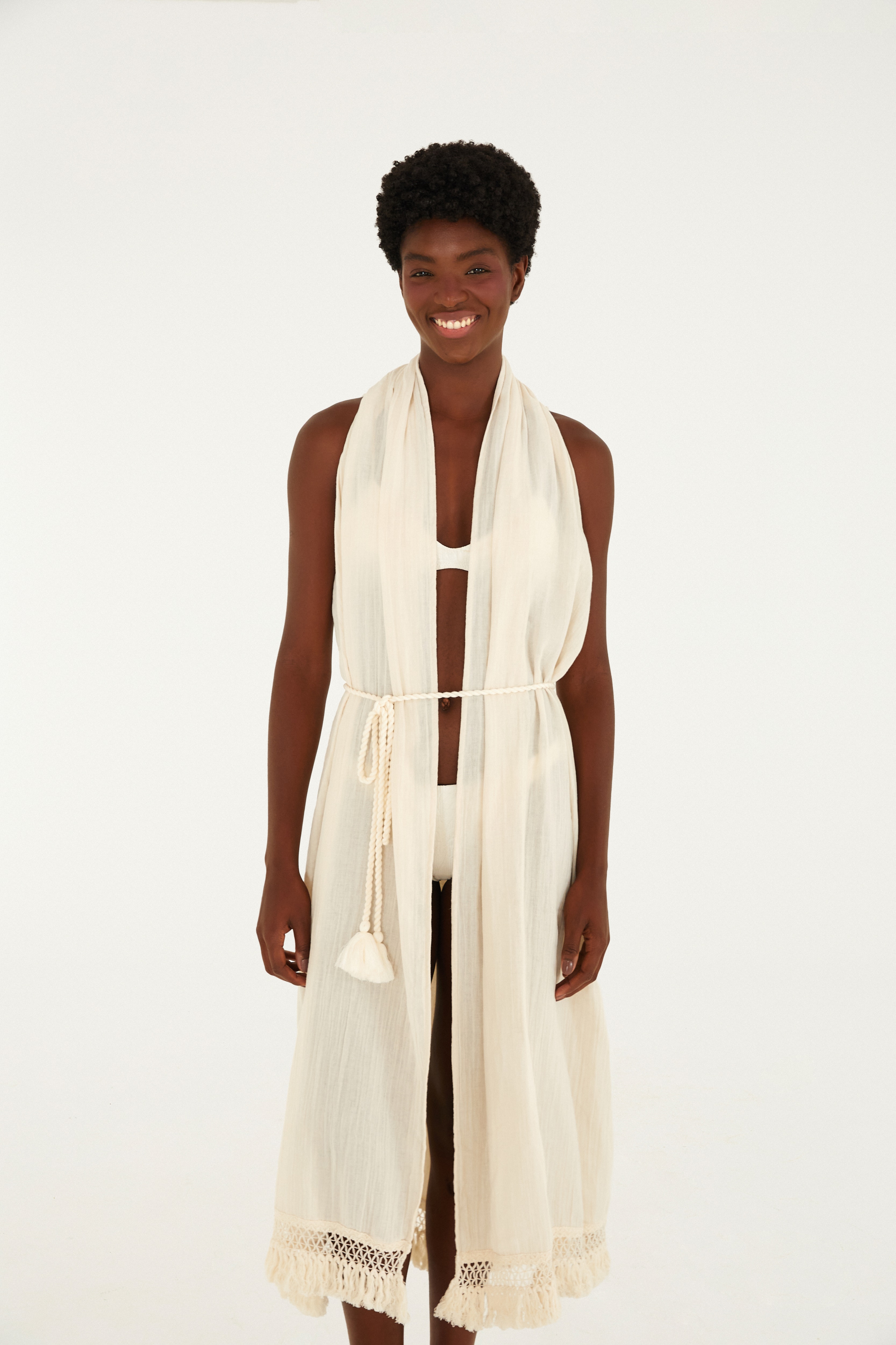 Vestido Túnica Crinkle