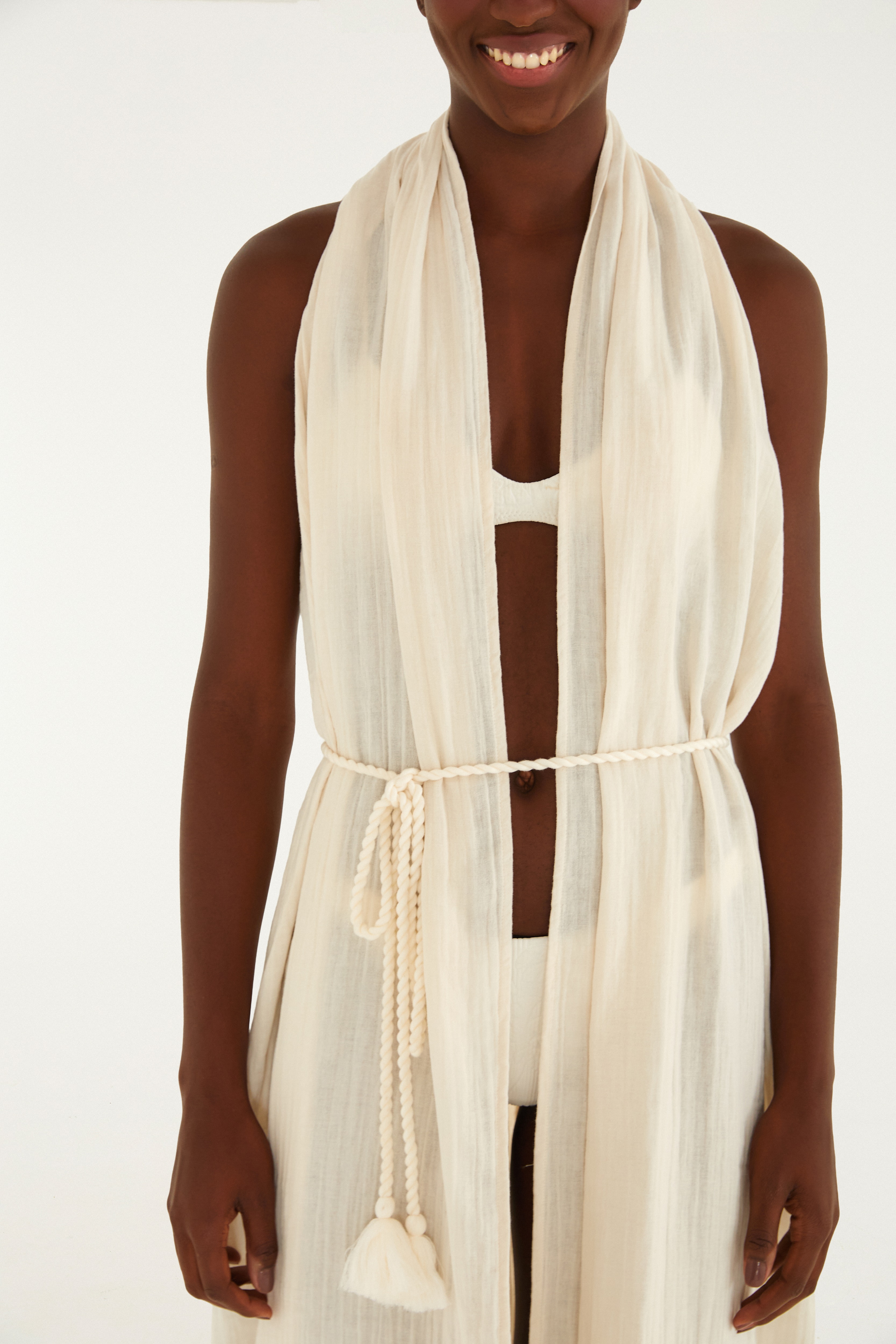 Vestido Túnica Crinkle