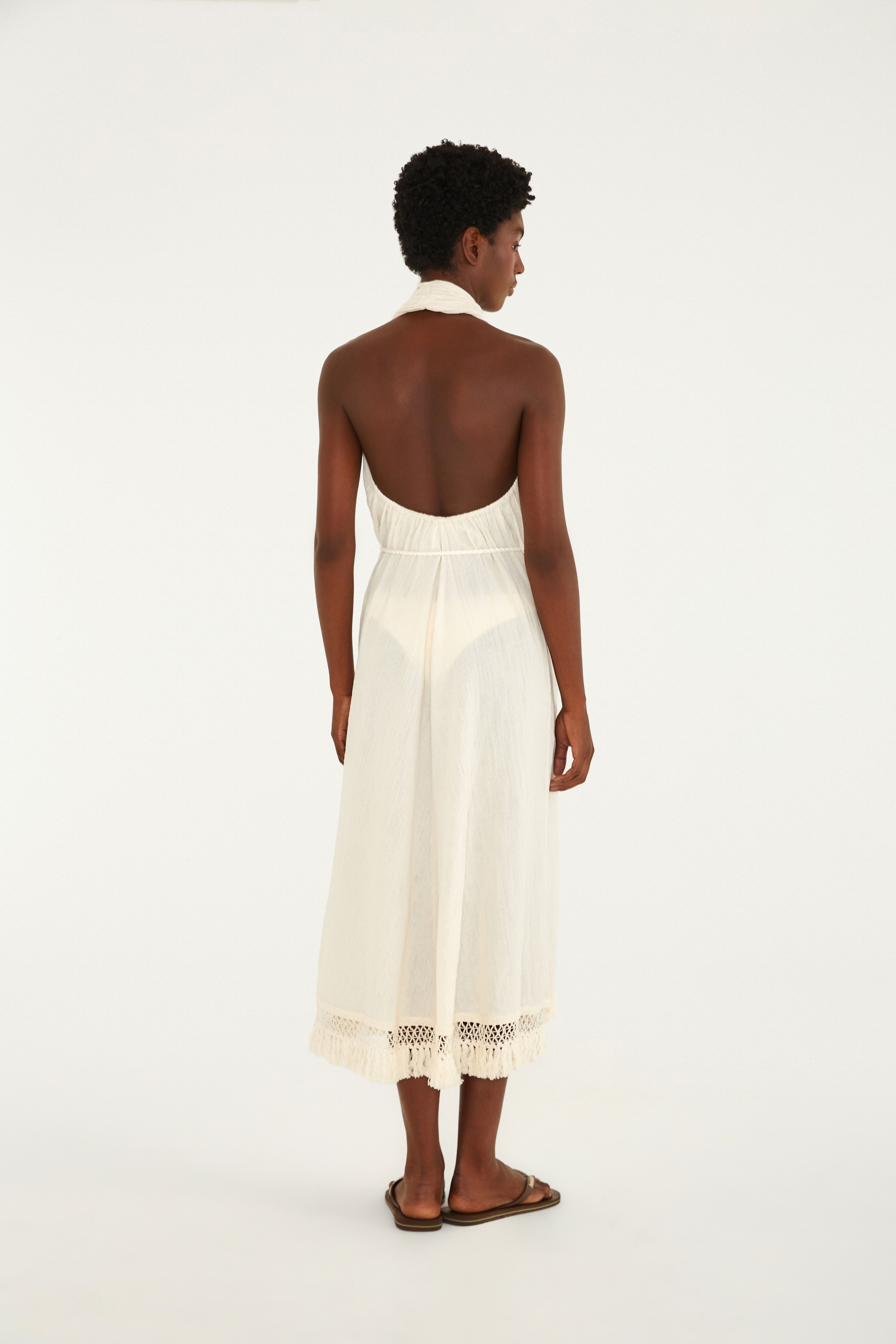 Vestido Túnica Crinkle