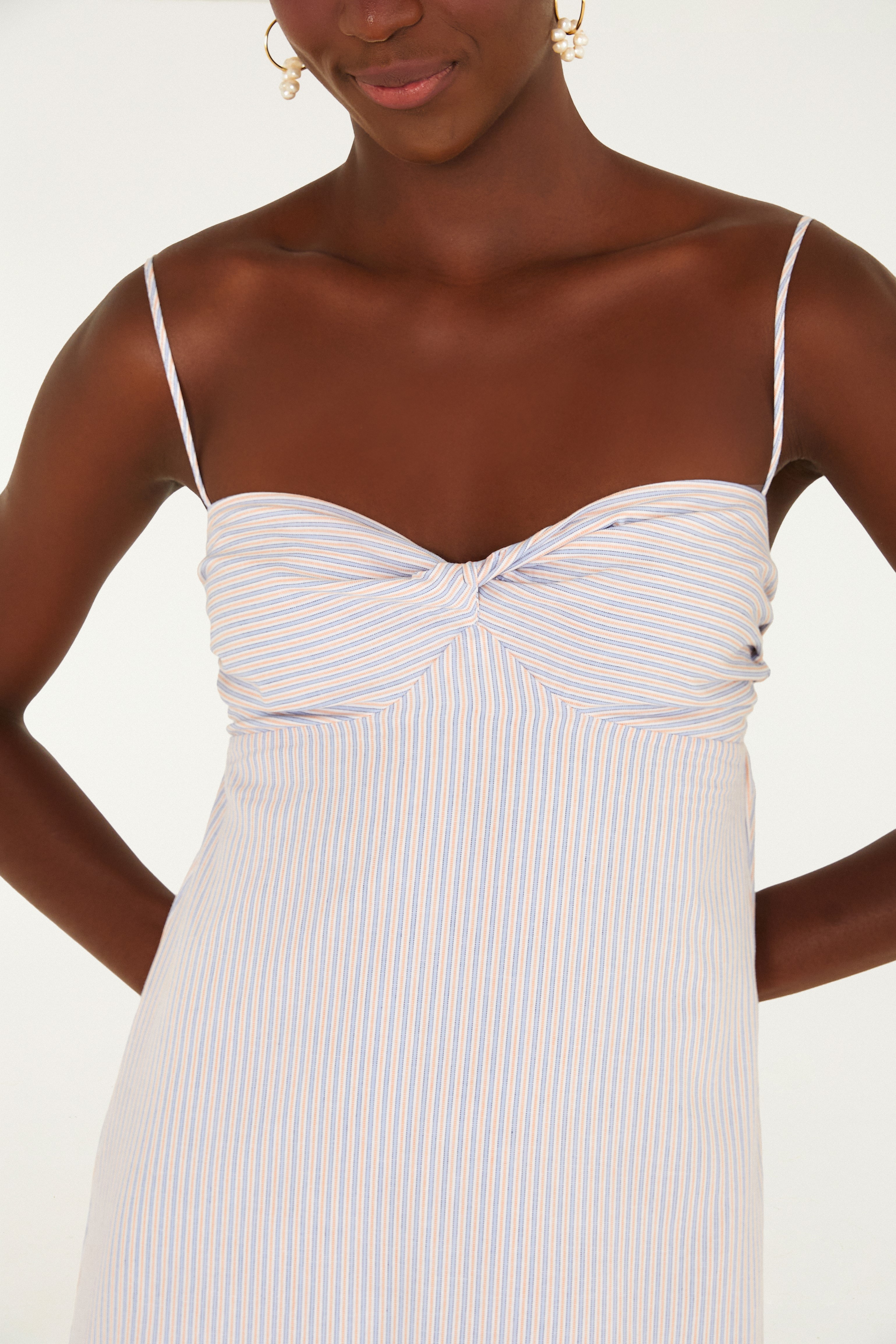 Vestido Pontas Listras