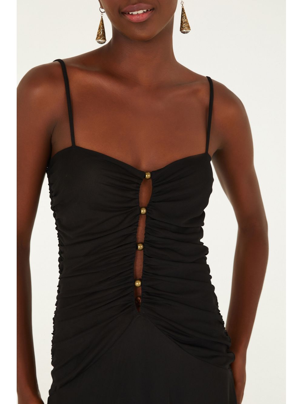 Farm — Vestido Tule Alcinha