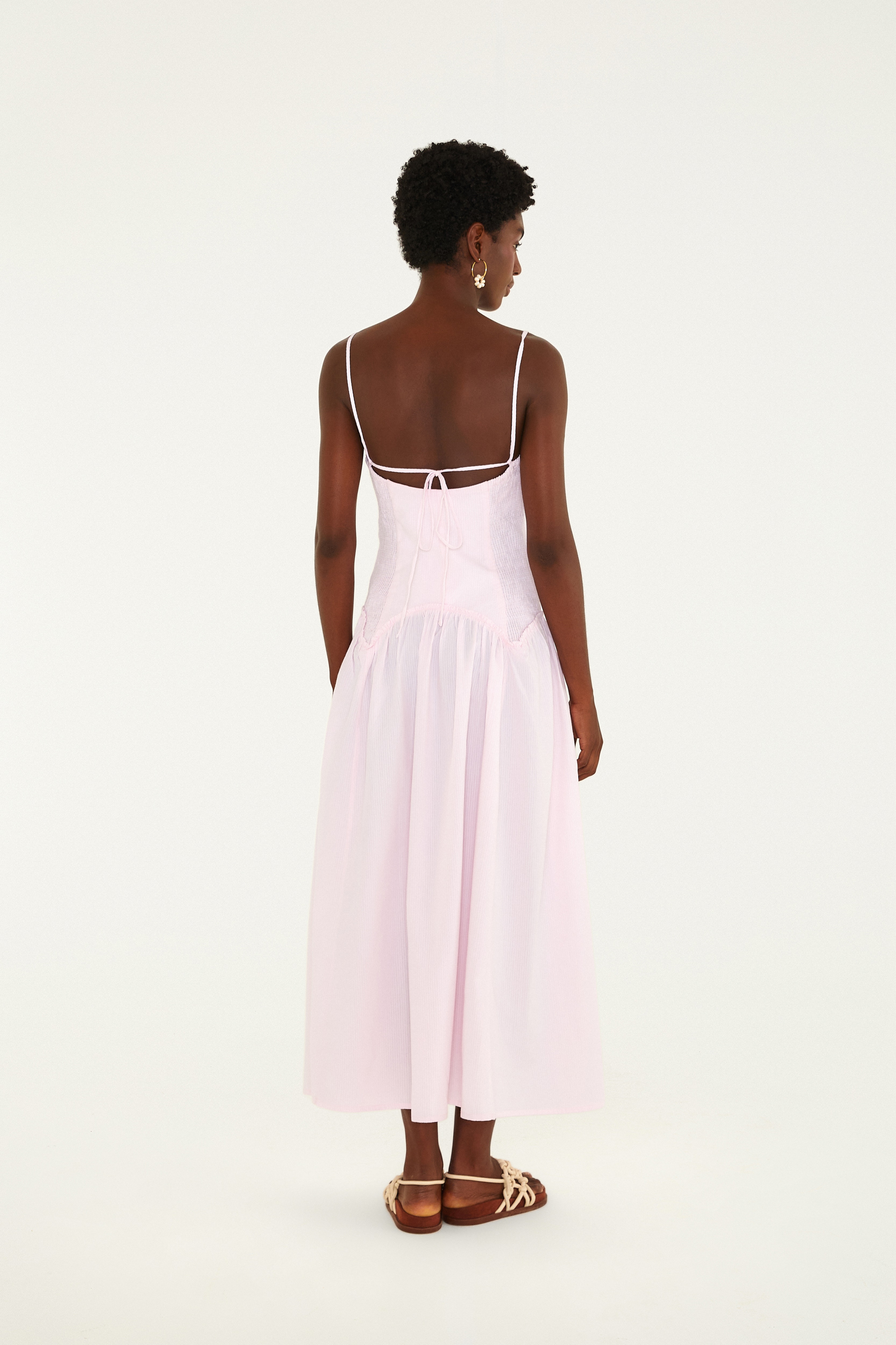 Vestido Longo Decote