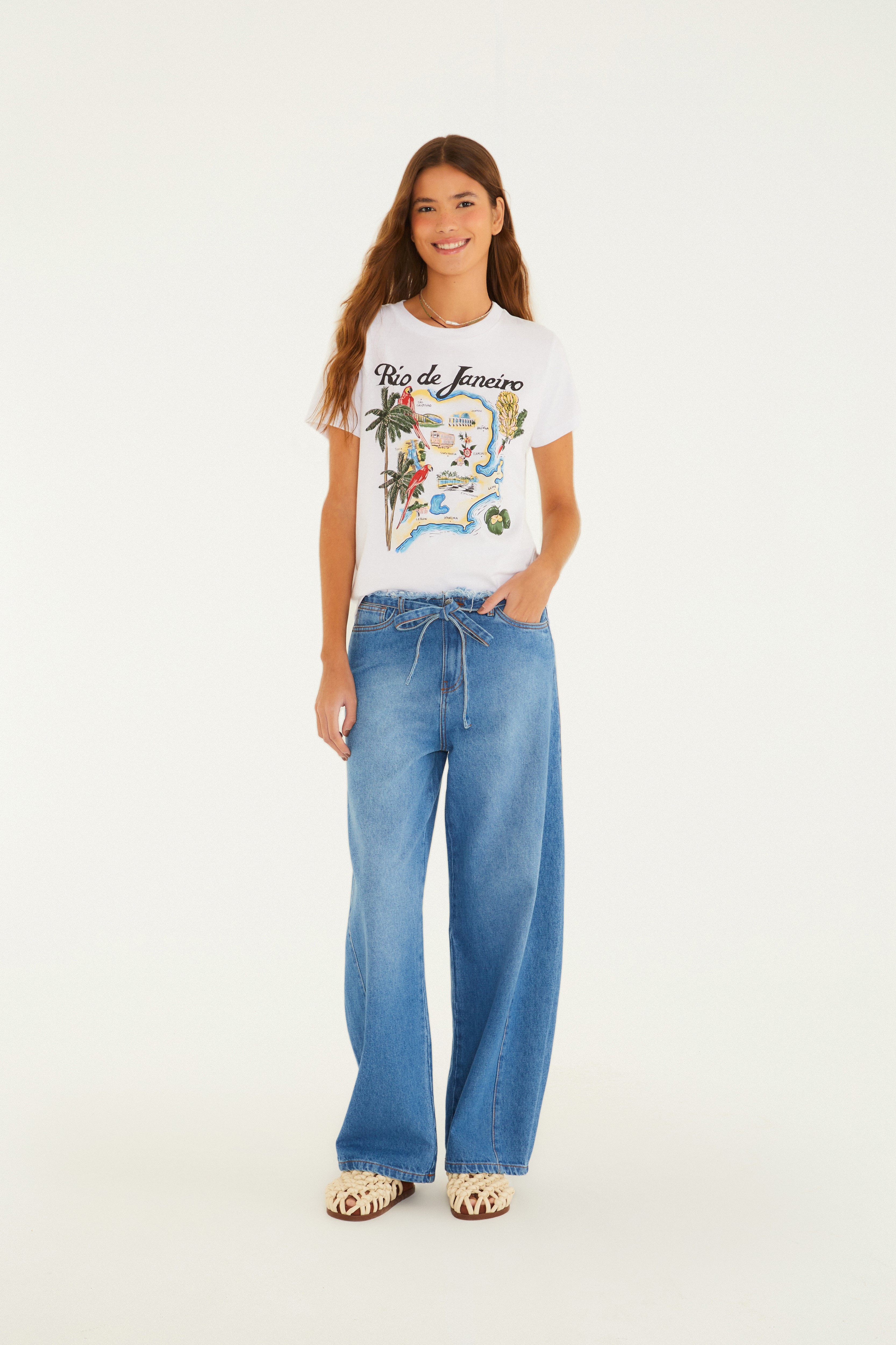 T-Shirt Fit Mapa Farm Rio Off White