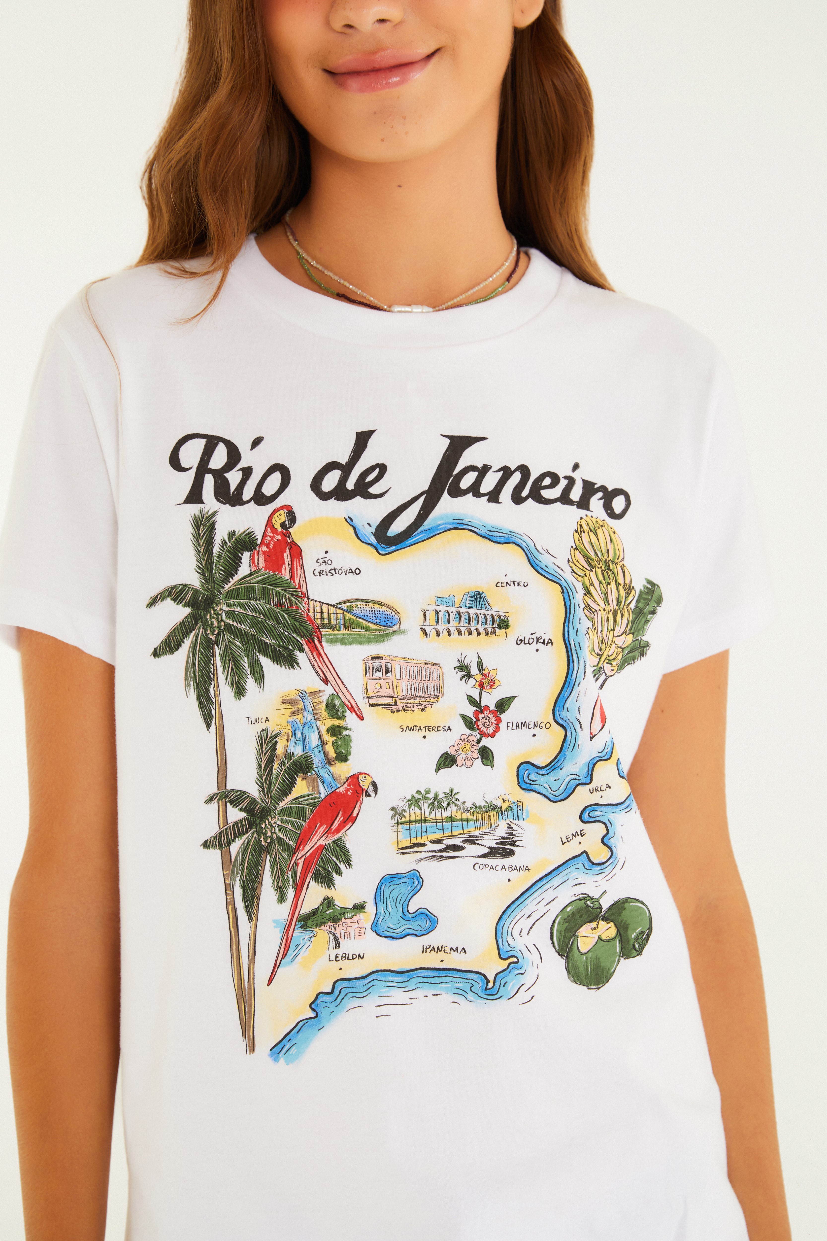 T-Shirt Fit Mapa Farm Rio Off White