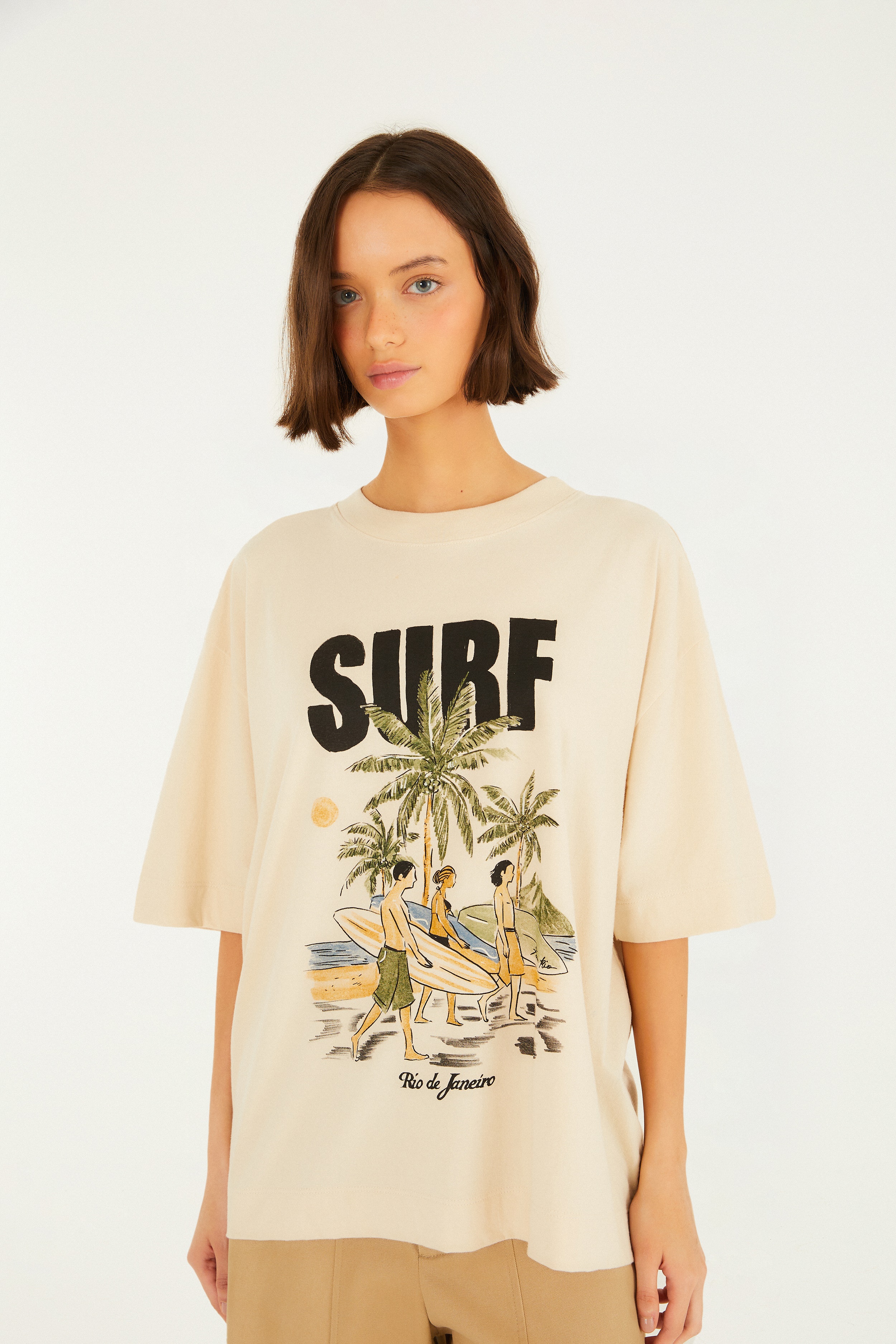 T-Shirt Ampla Surf Rio