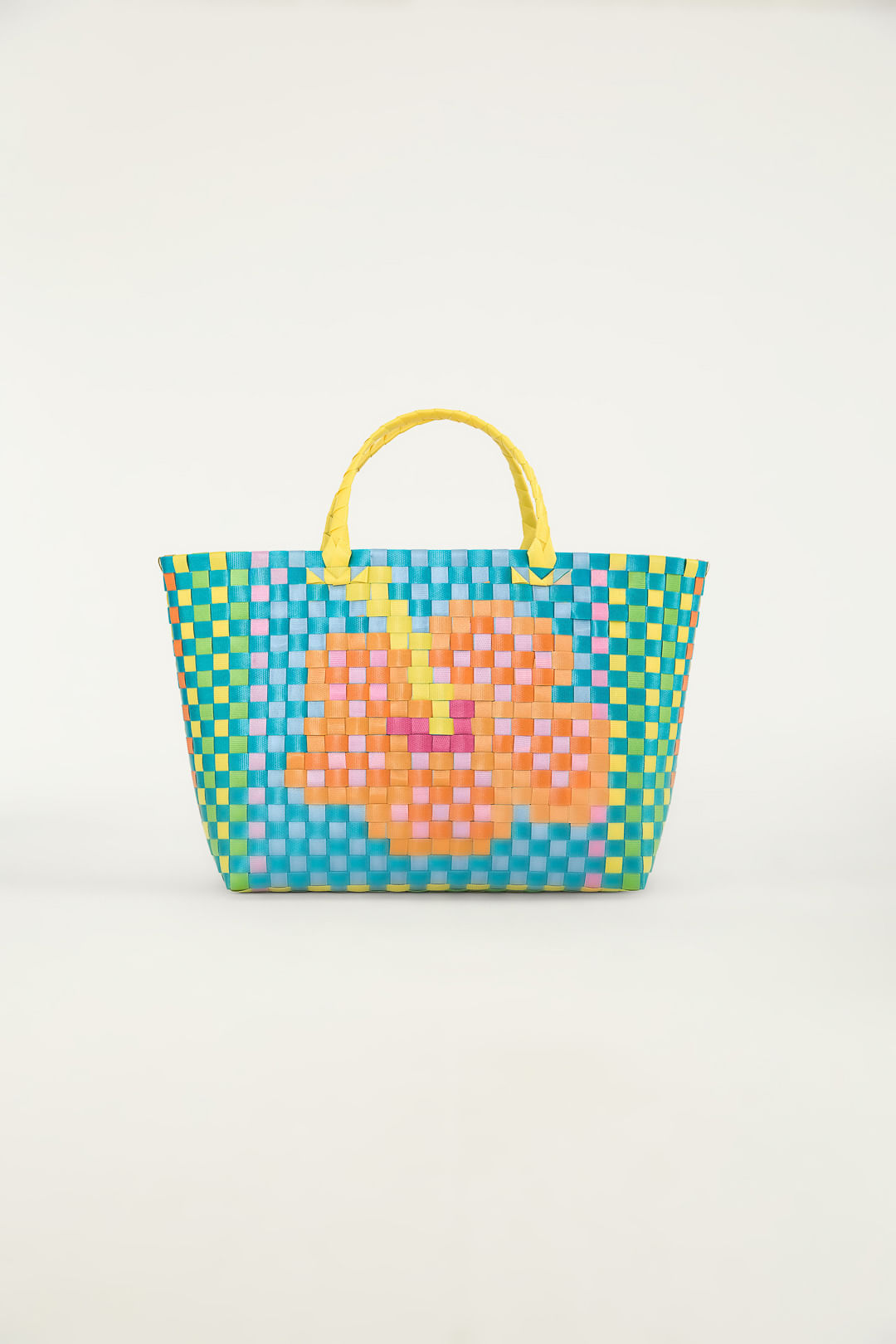 Tote Artesanal Flor Praia Bahia Pequena