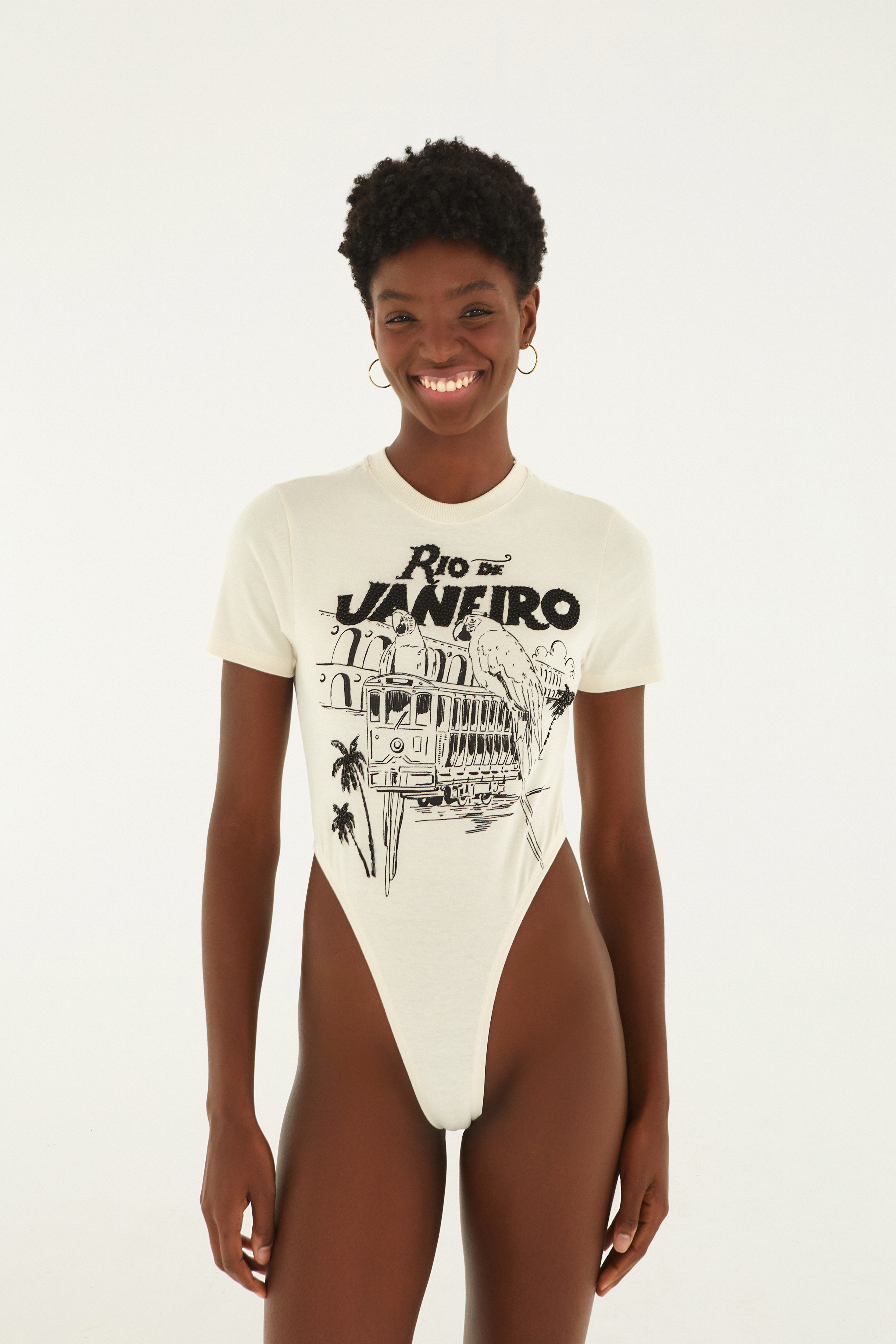 Body T-Shirt Bordado Portal Pb