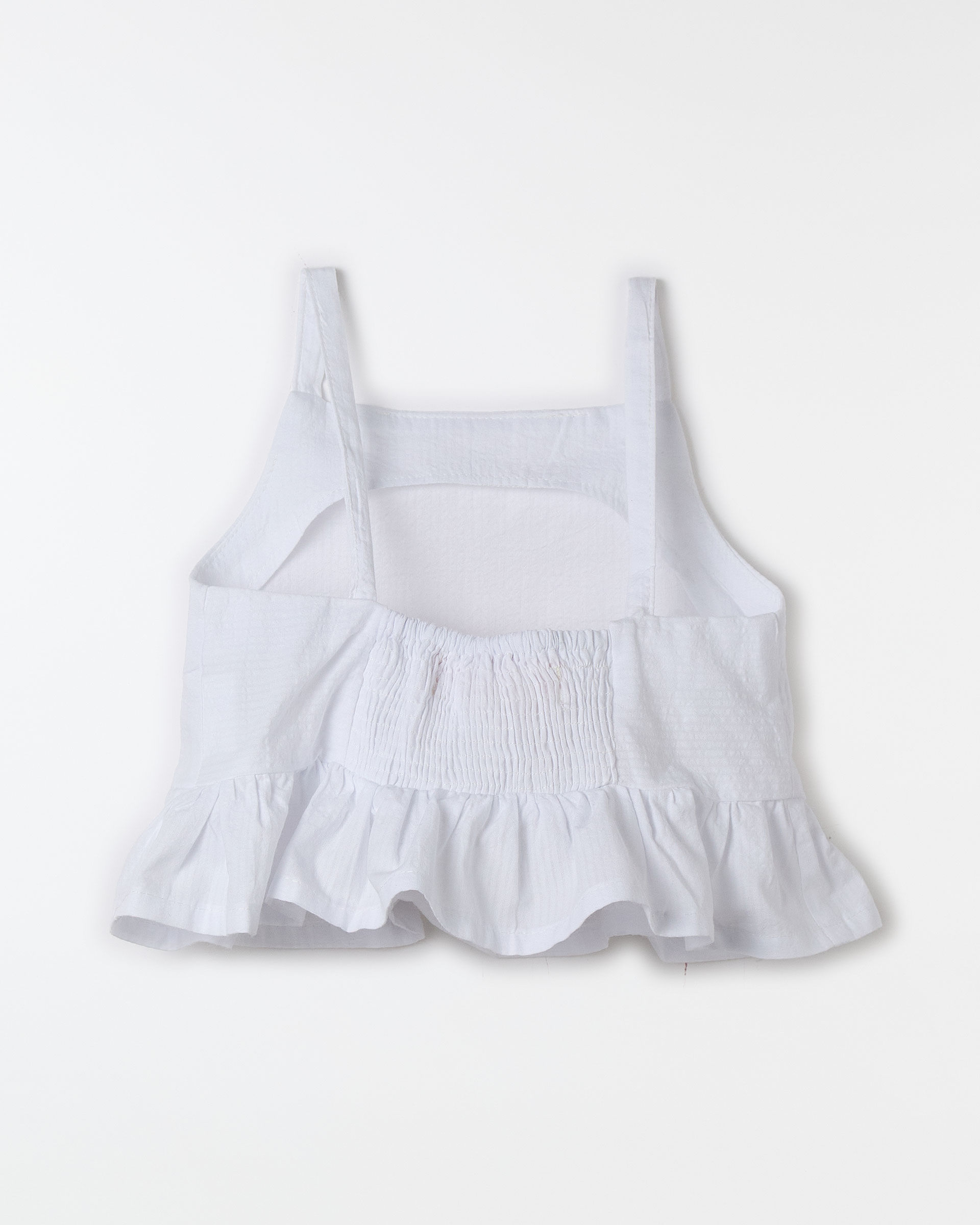 Top Liso Babado