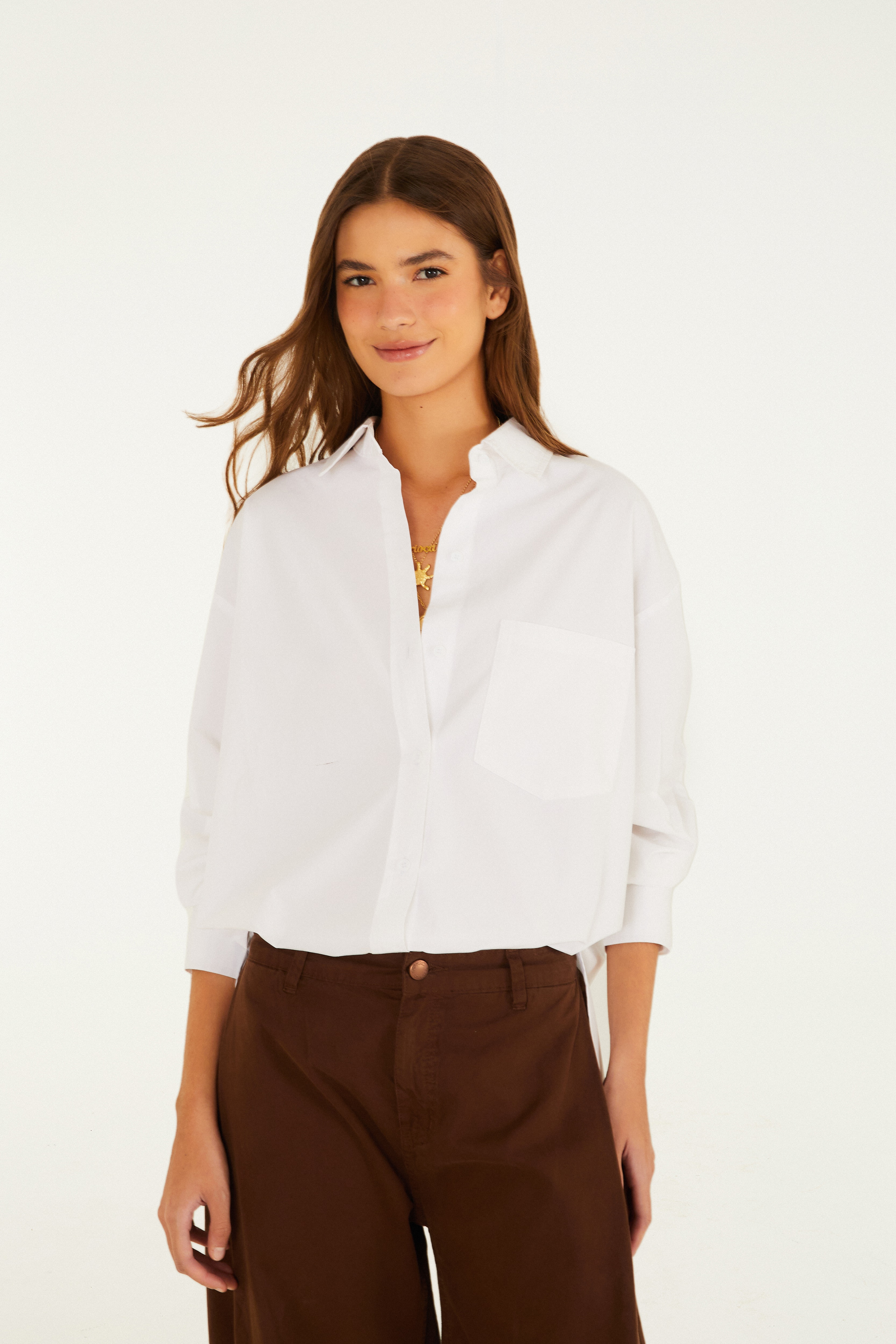Camisa Over Bolso