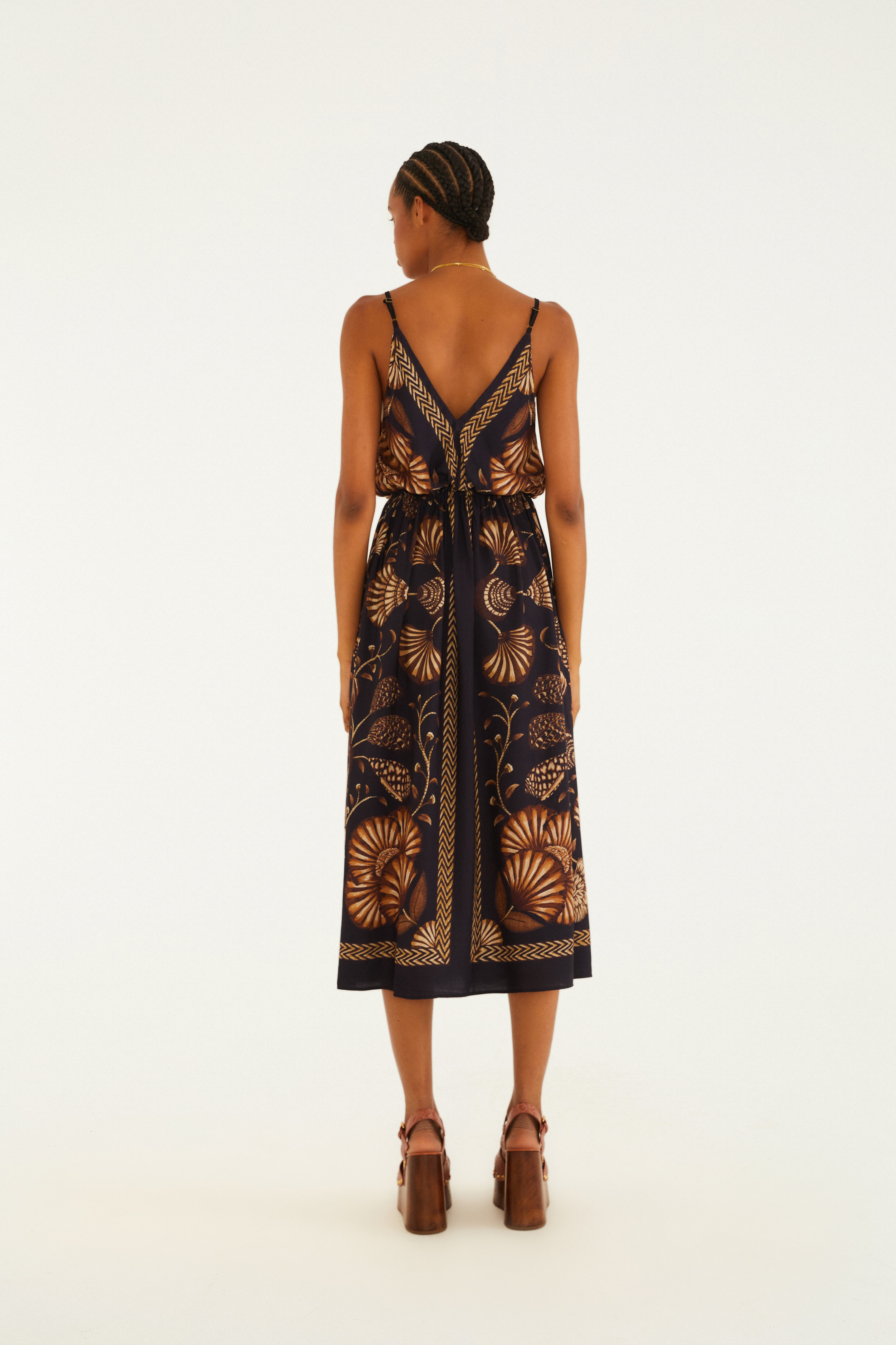 Vestido Cropped Estampado Sonho De Concha