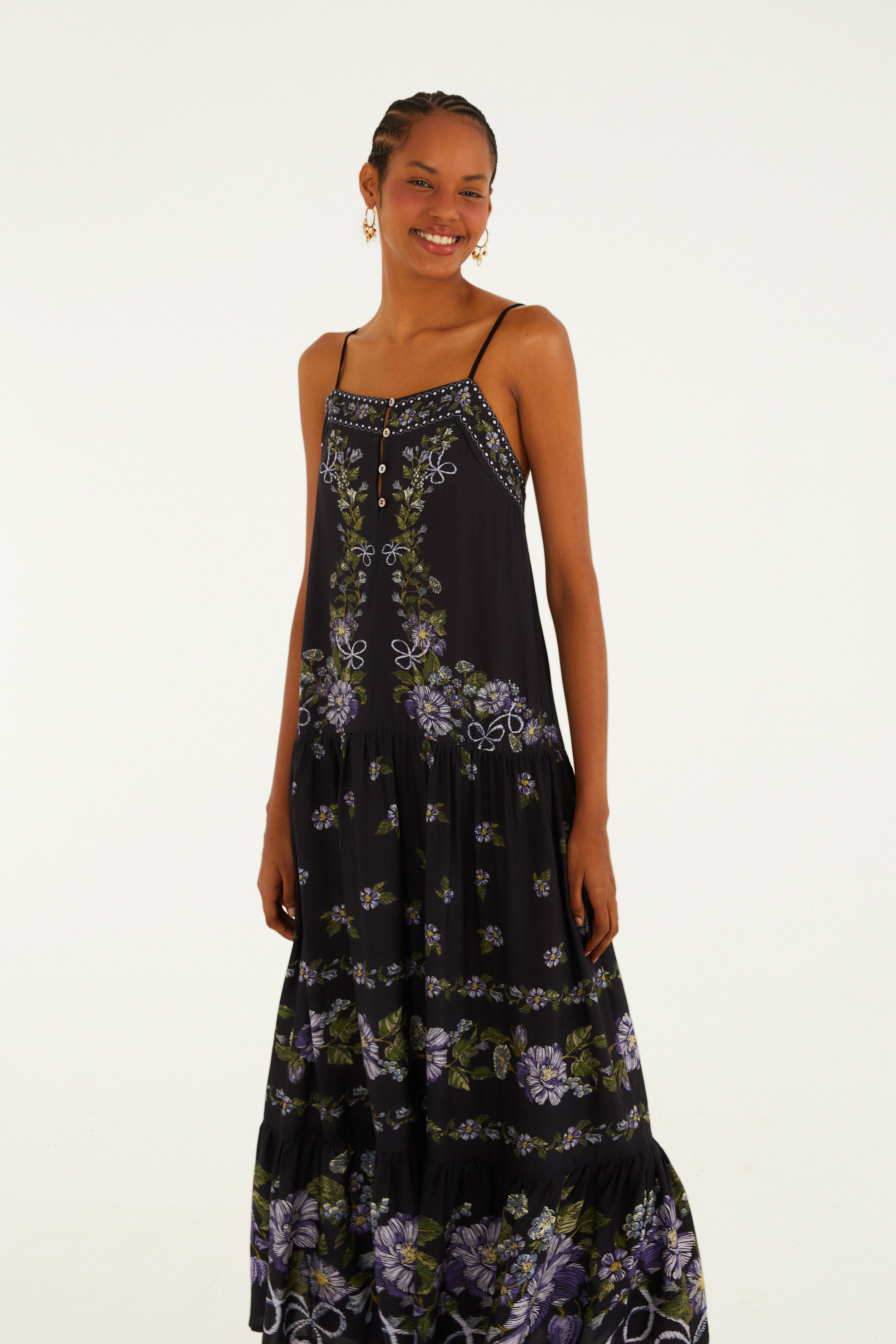Vestido Cropped Estampado Julieta