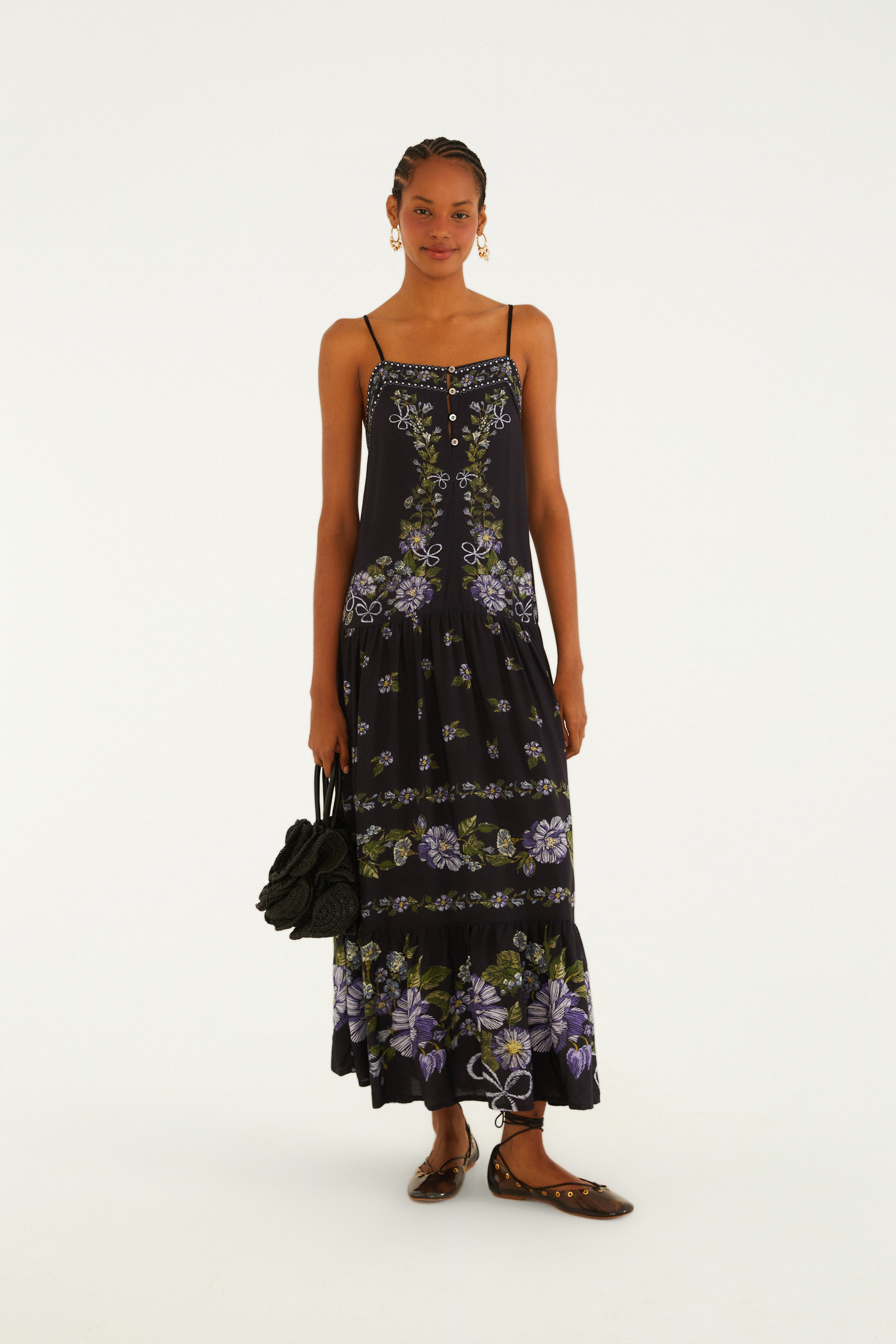 Vestido Cropped Estampado Julieta