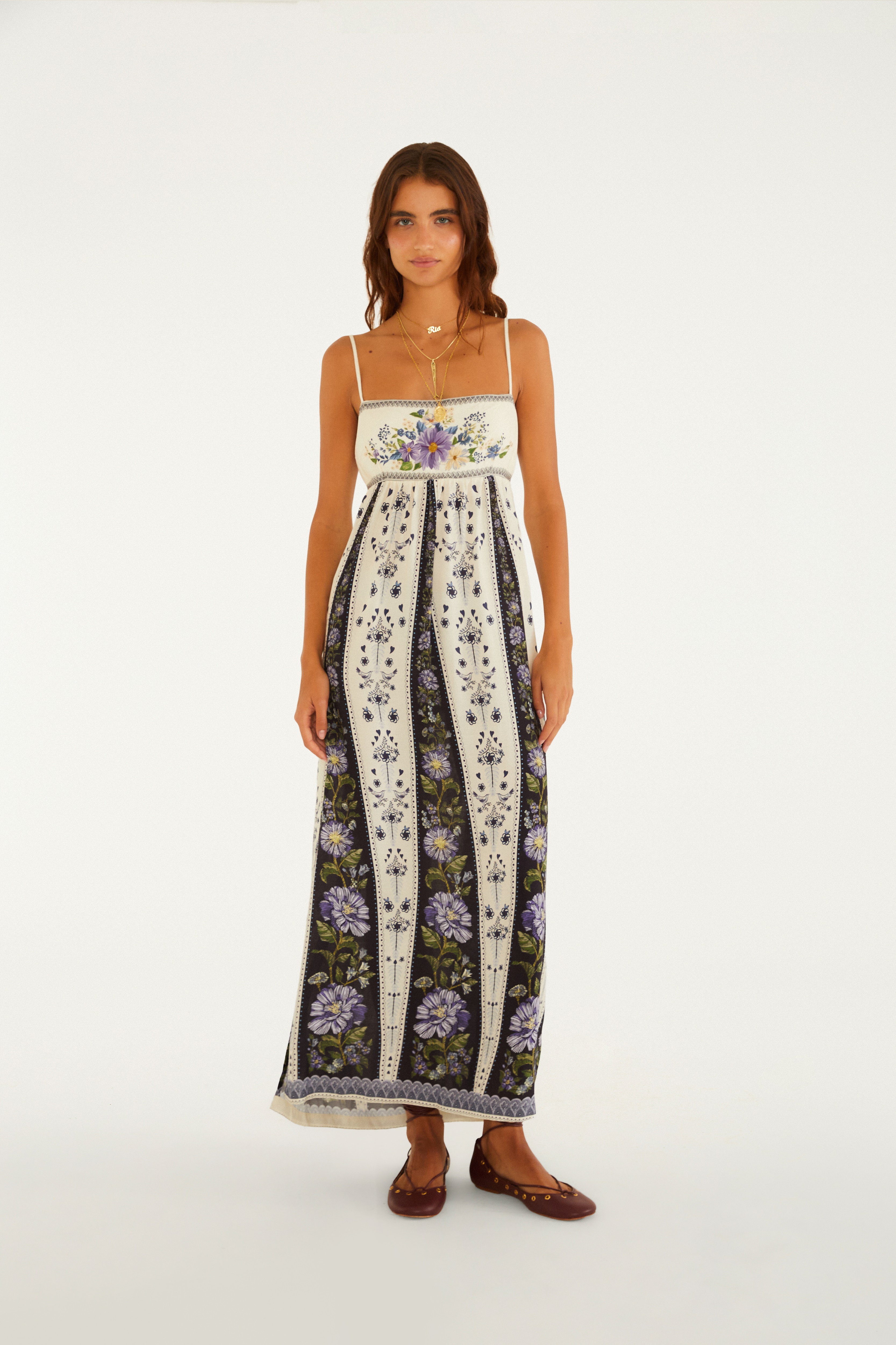 Vestido Cropped Estampado Alina