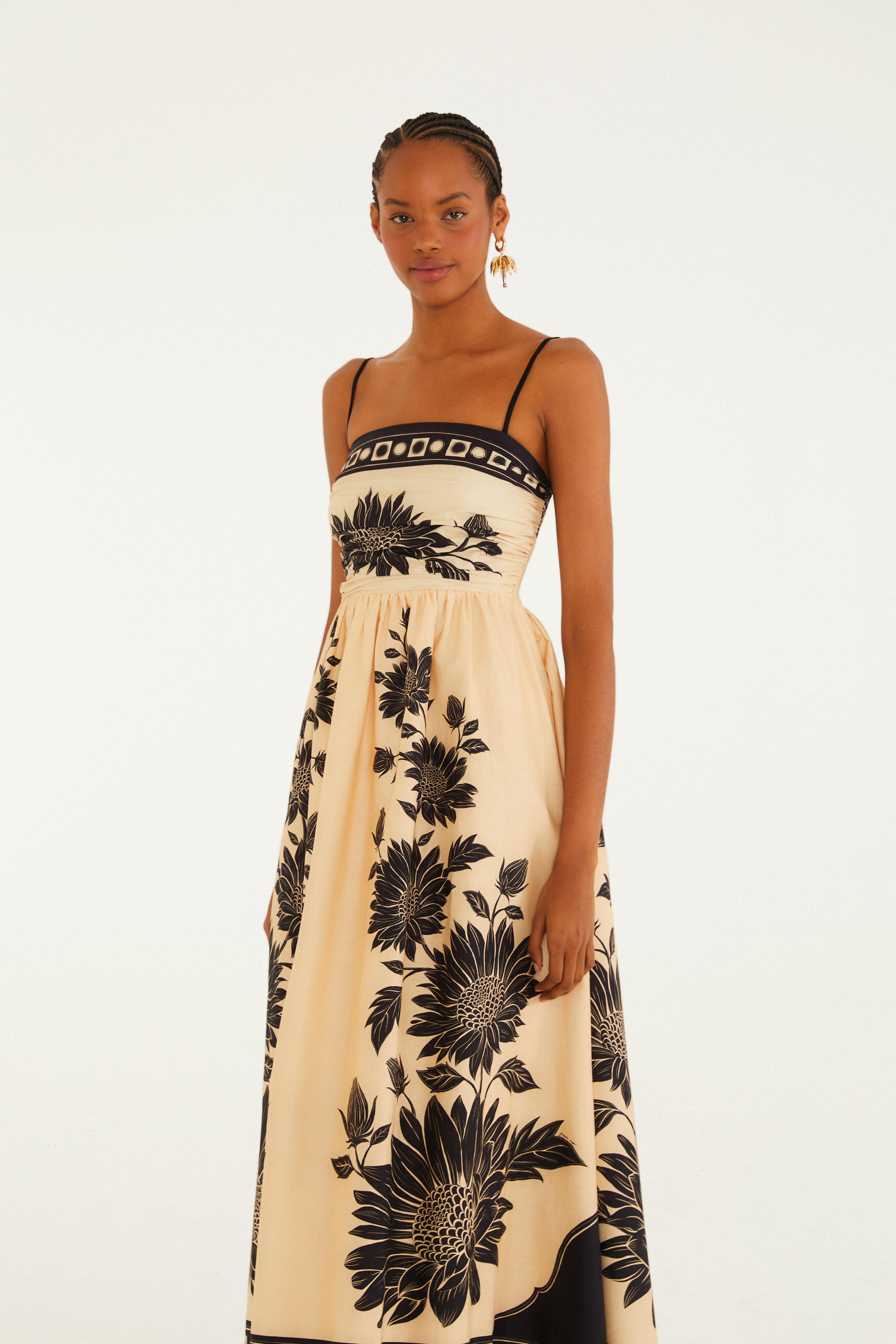 Vestido Cropped Estampado Maria Lia