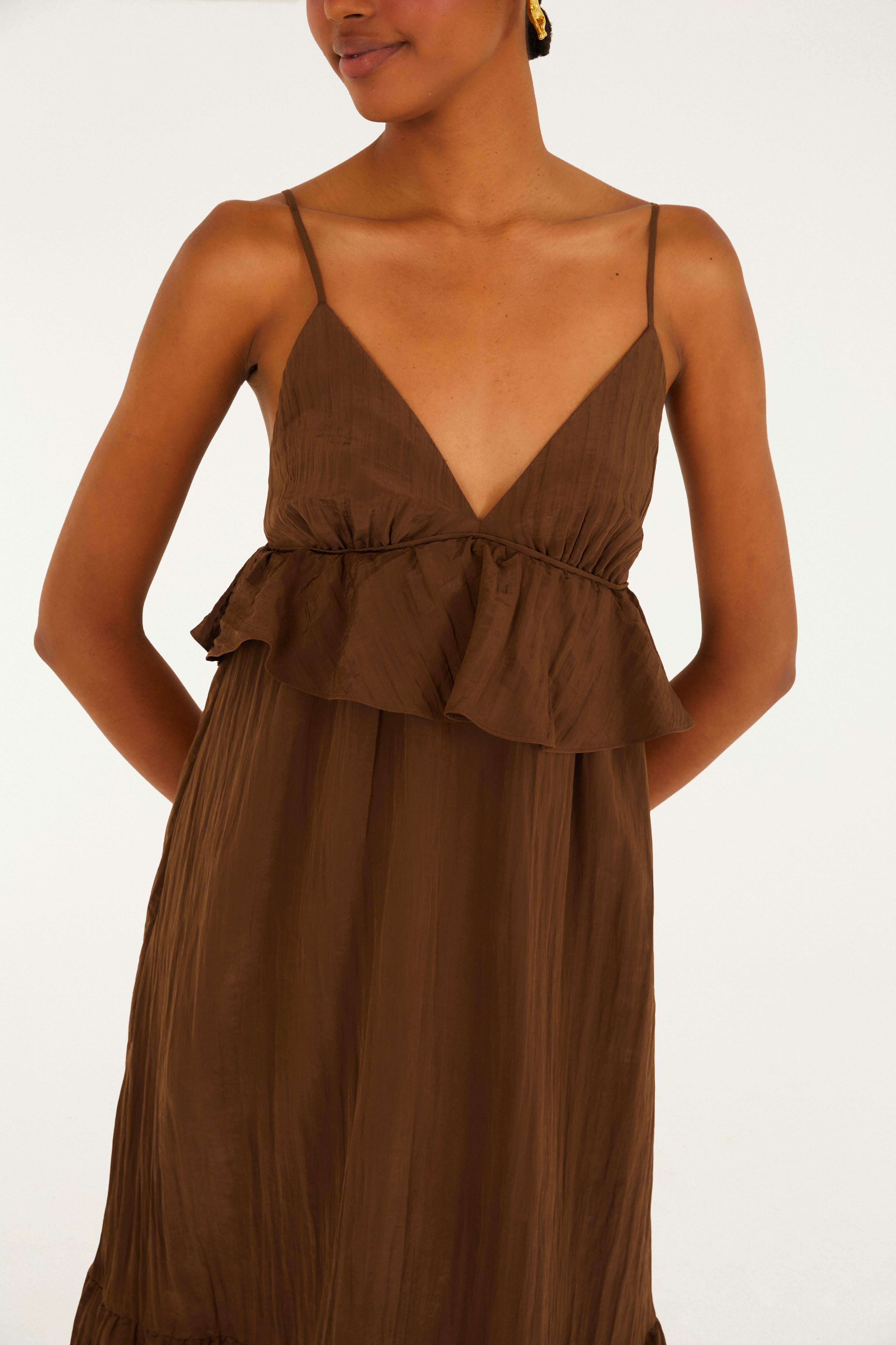 Vestido Fluido Midi