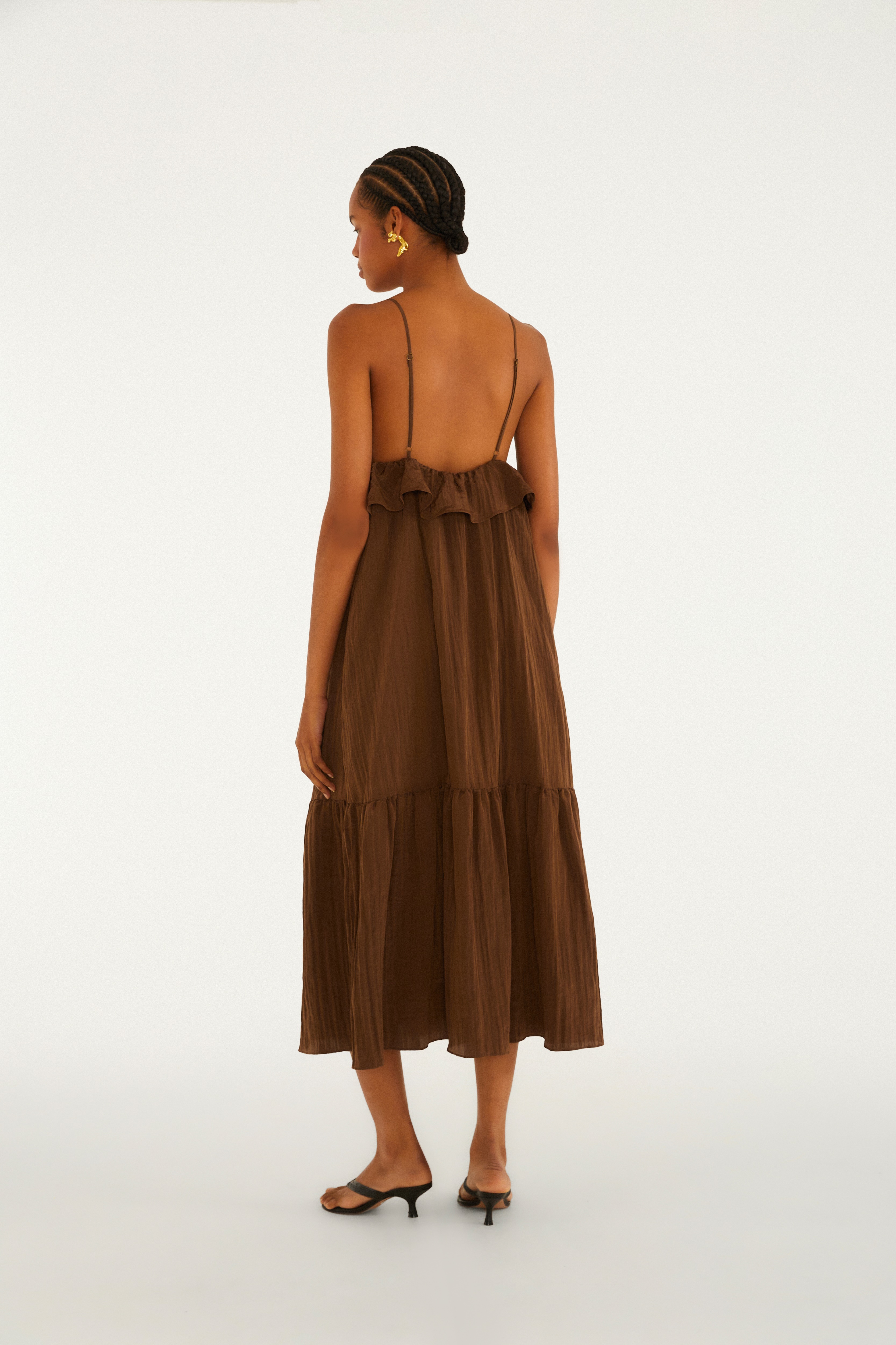 Vestido Fluido Midi
