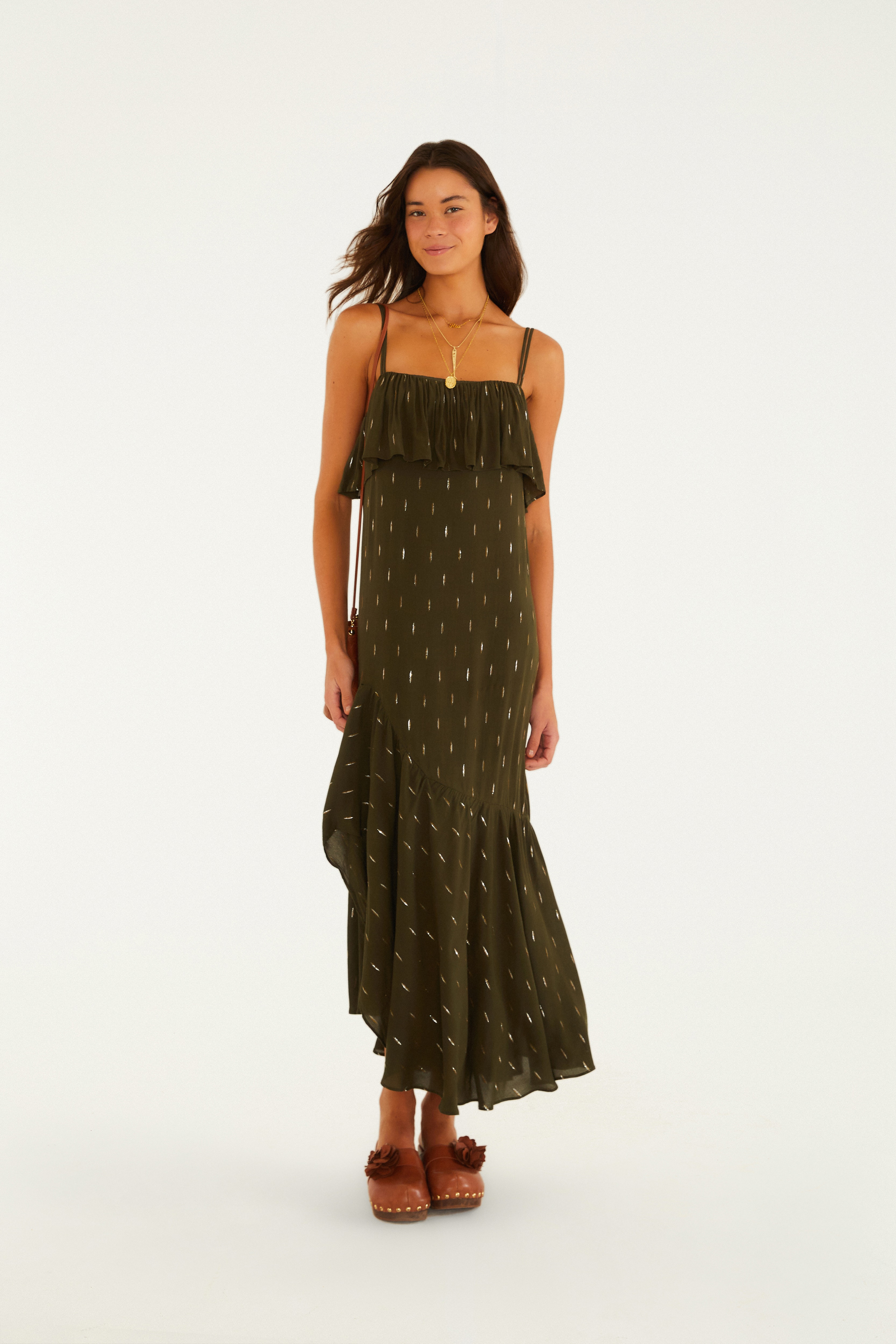 Vestido Alças Duplas