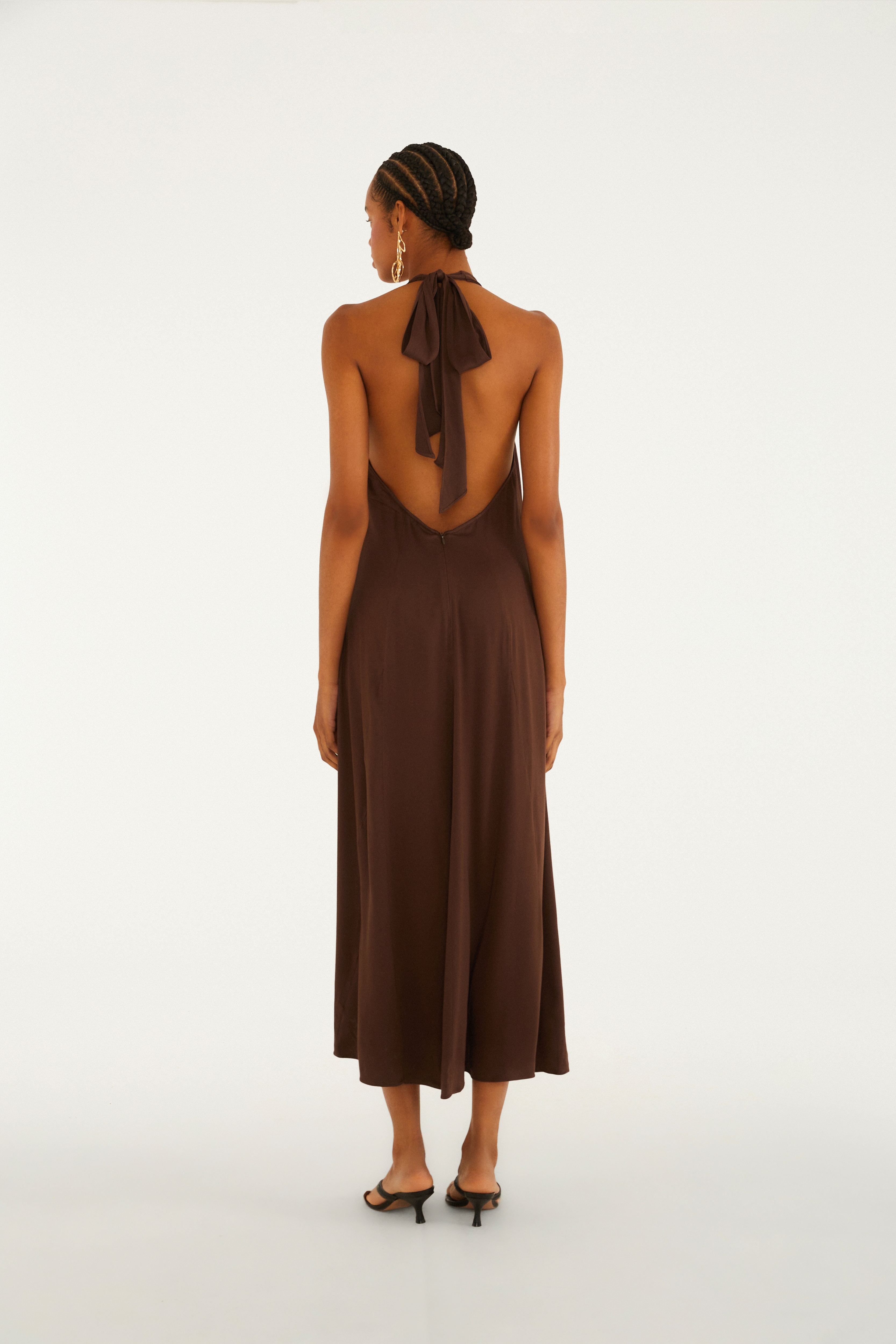 Vestido Nesgas Midi