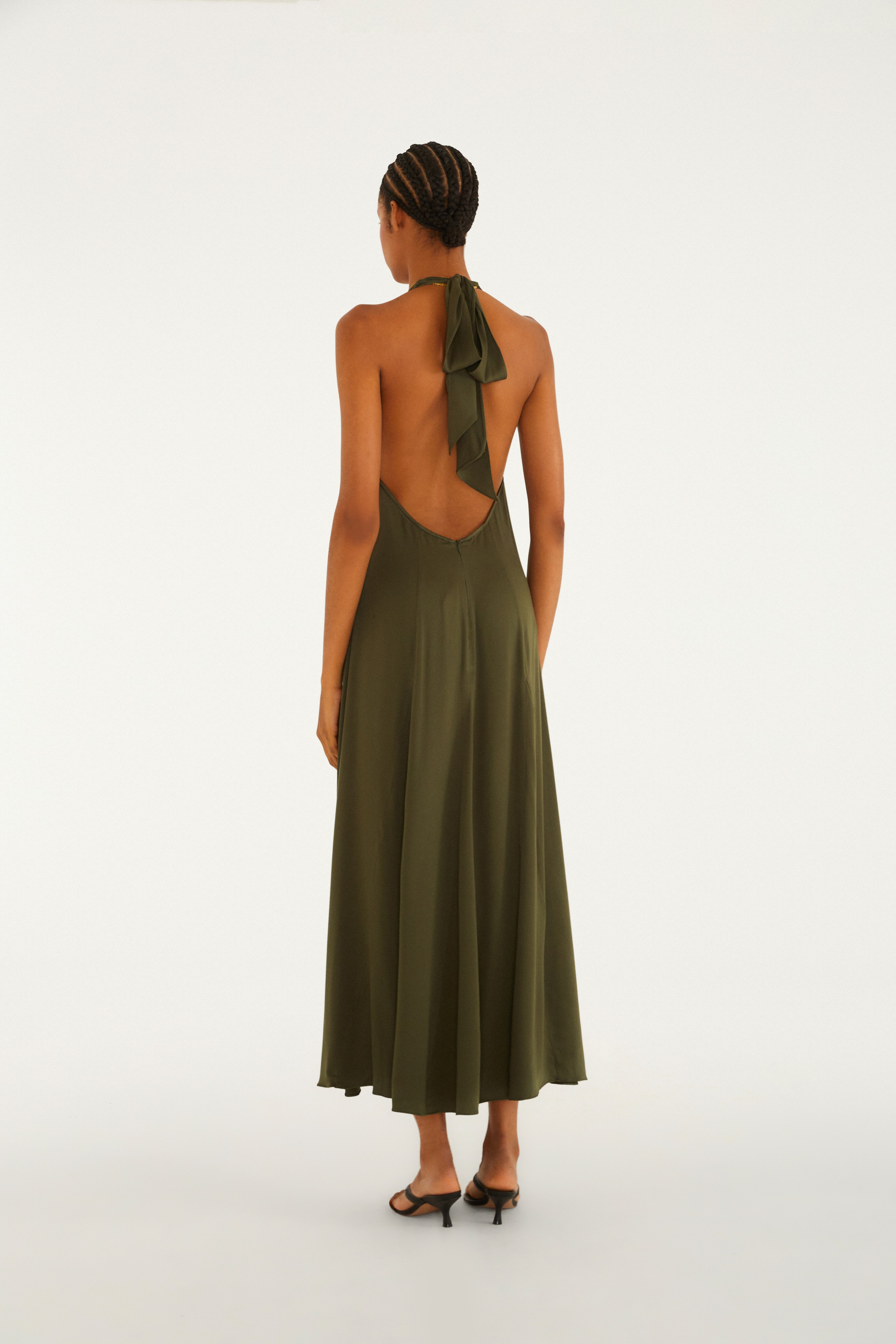 Vestido Nesgas Midi