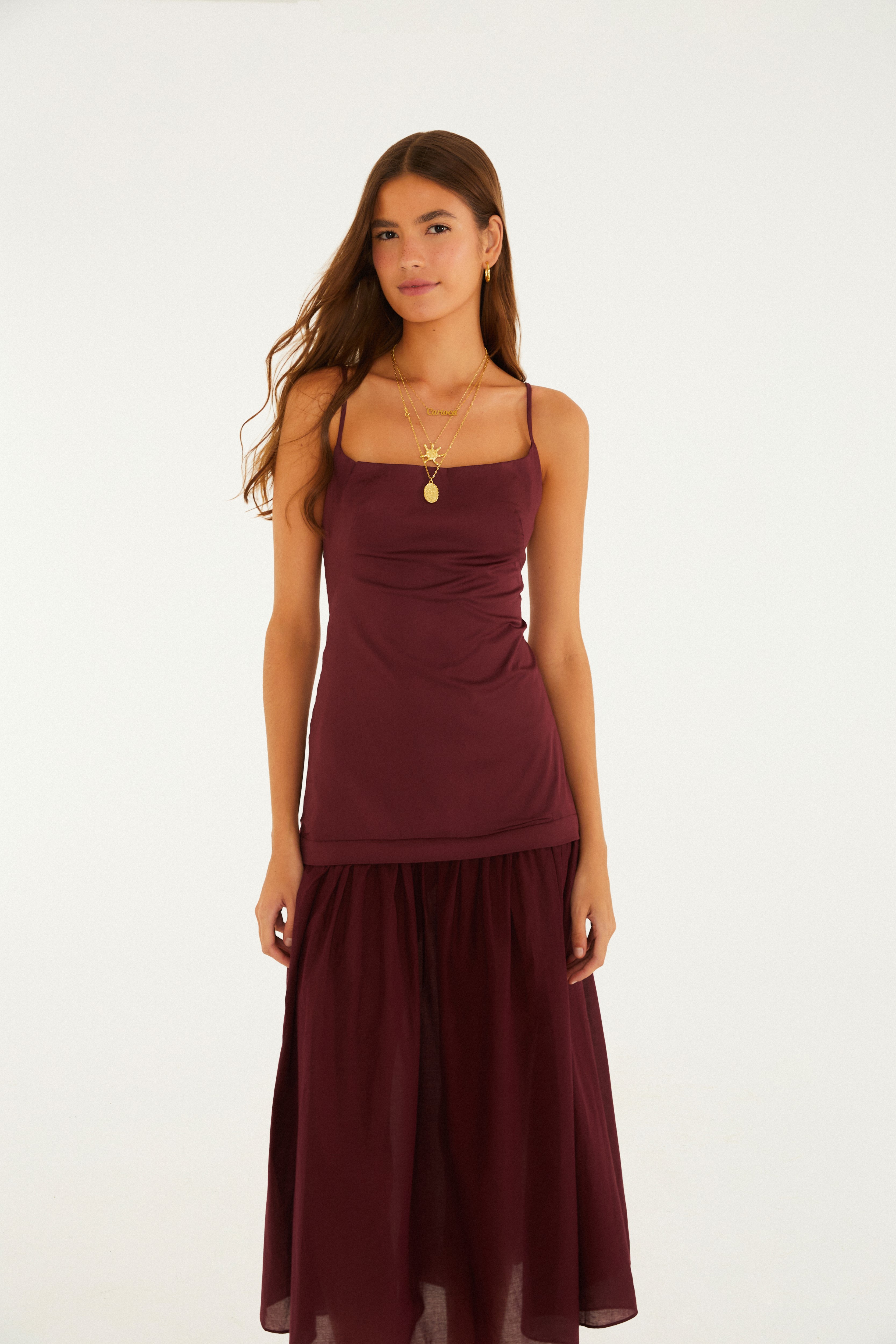 Vestido Reto Alças