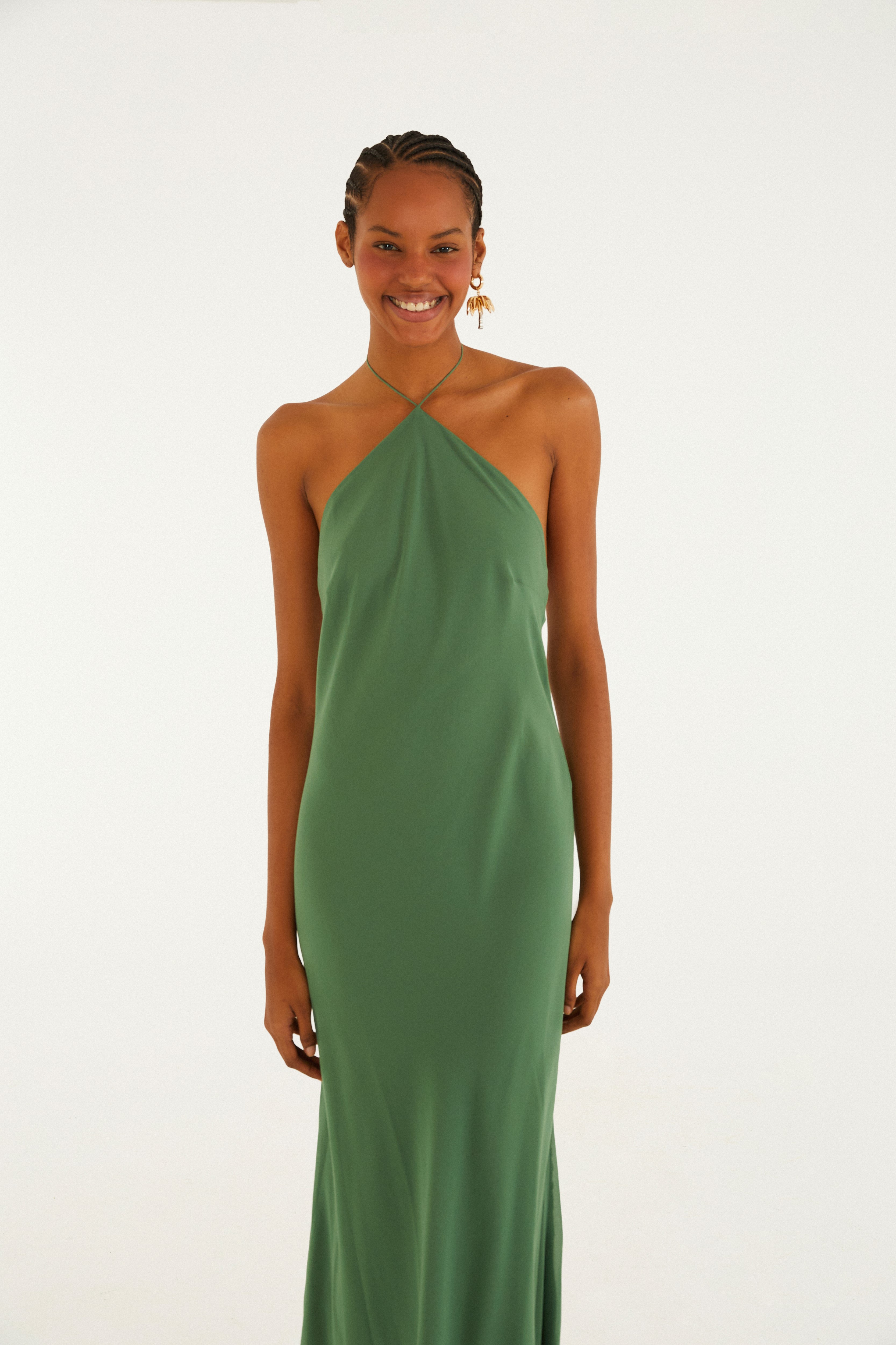 Vestido Frente Única Midi
