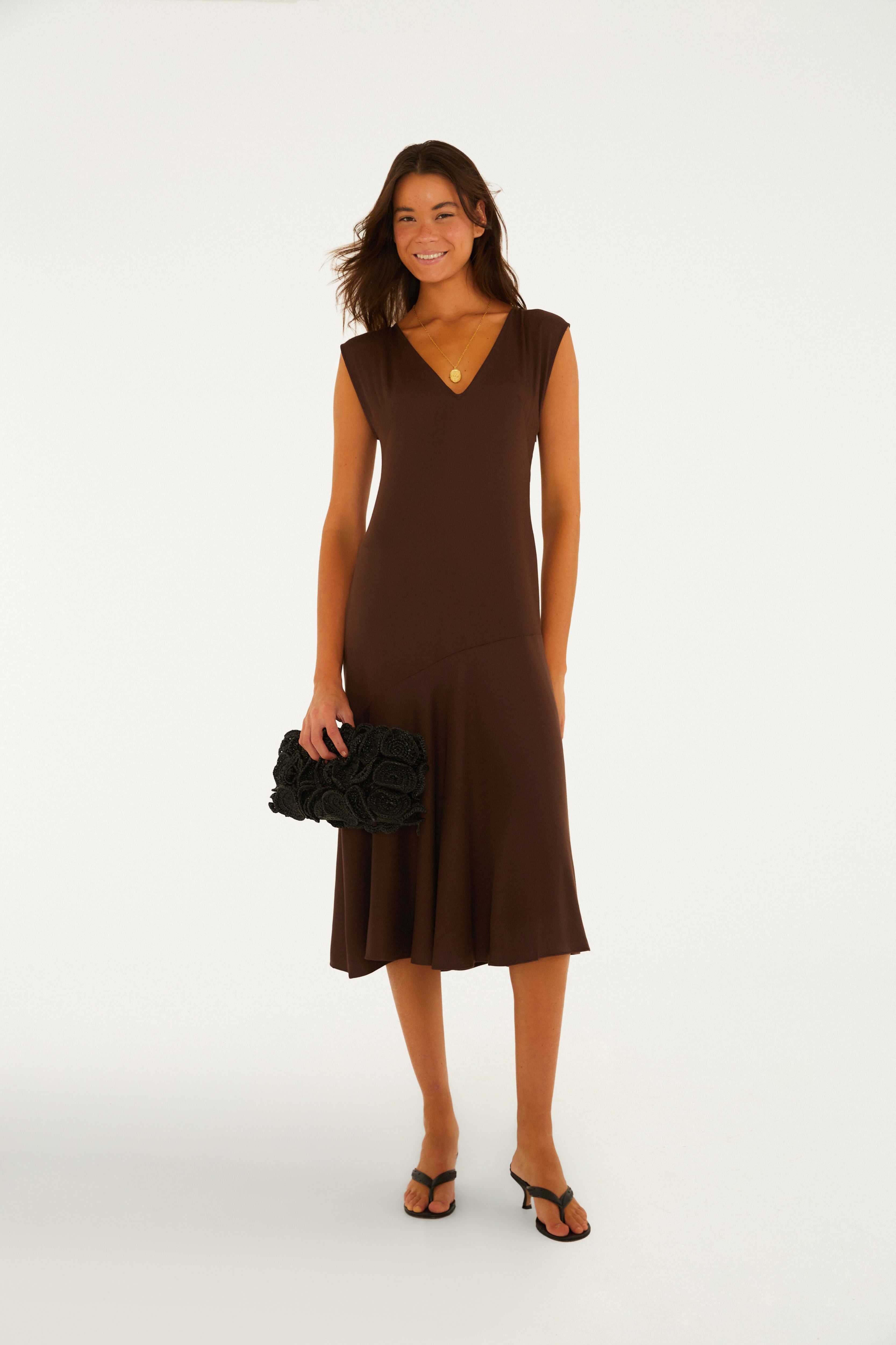 Vestido Amplo Midi