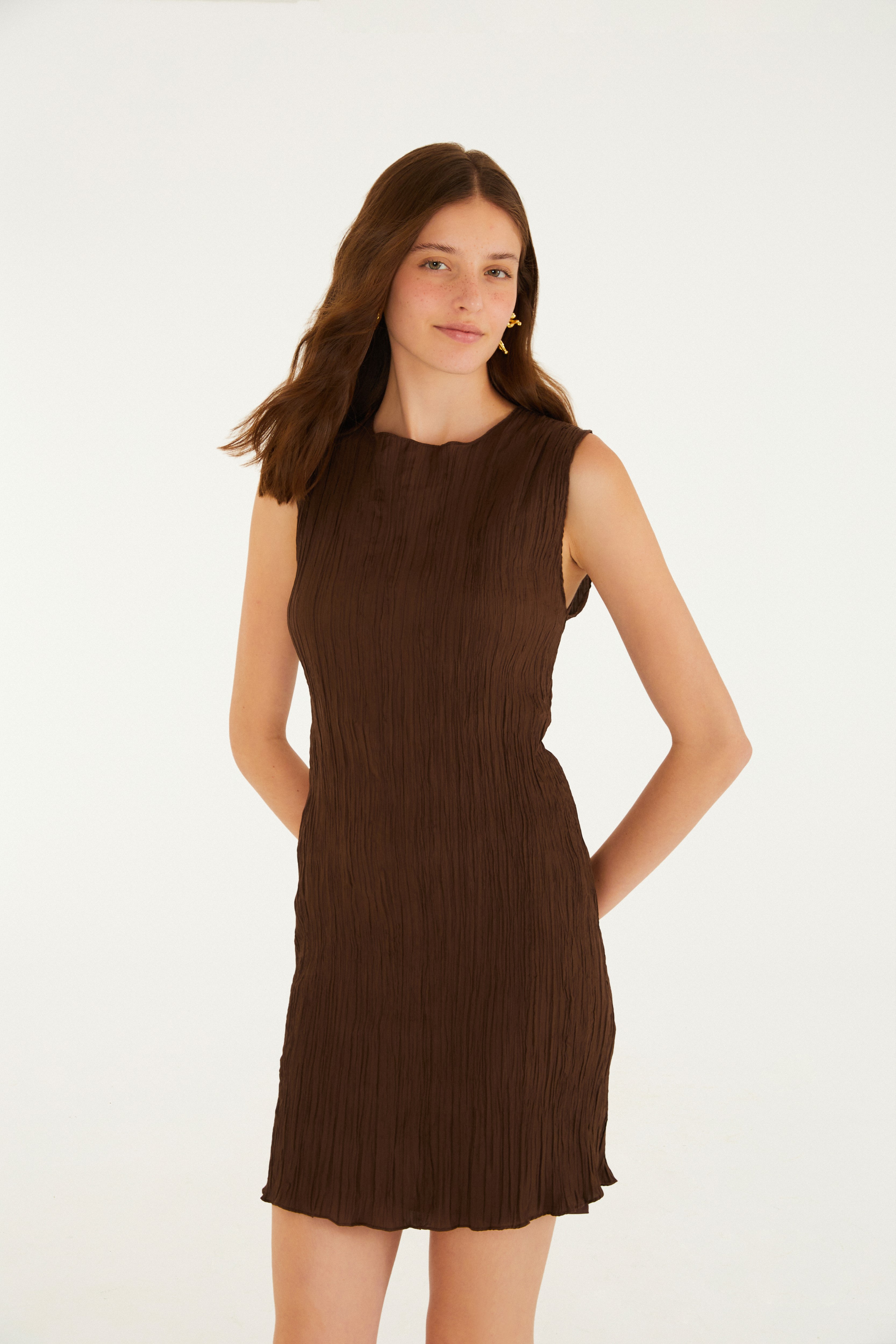 Vestido Textura Curto