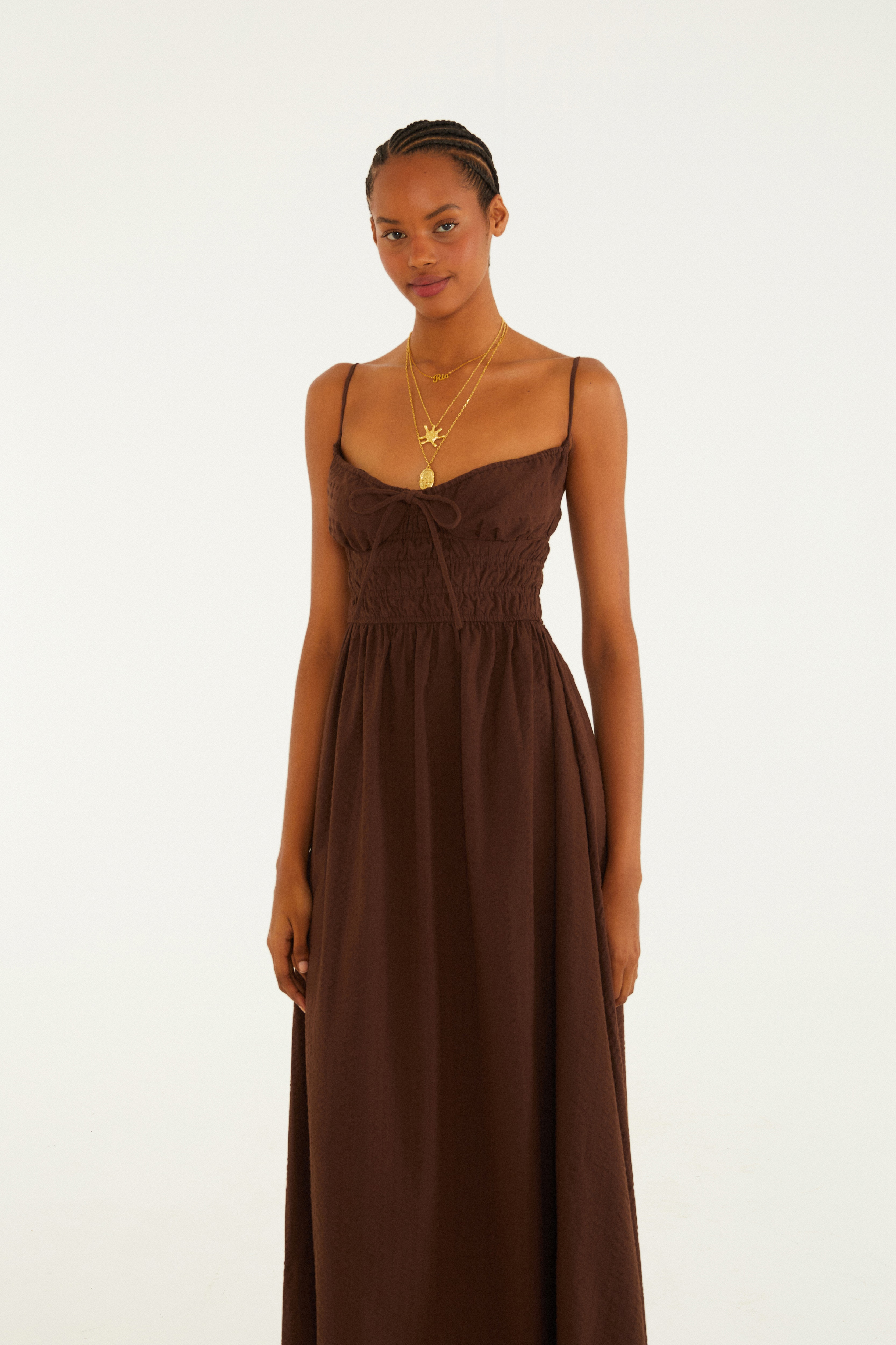 Vestido Alcinhas Midi