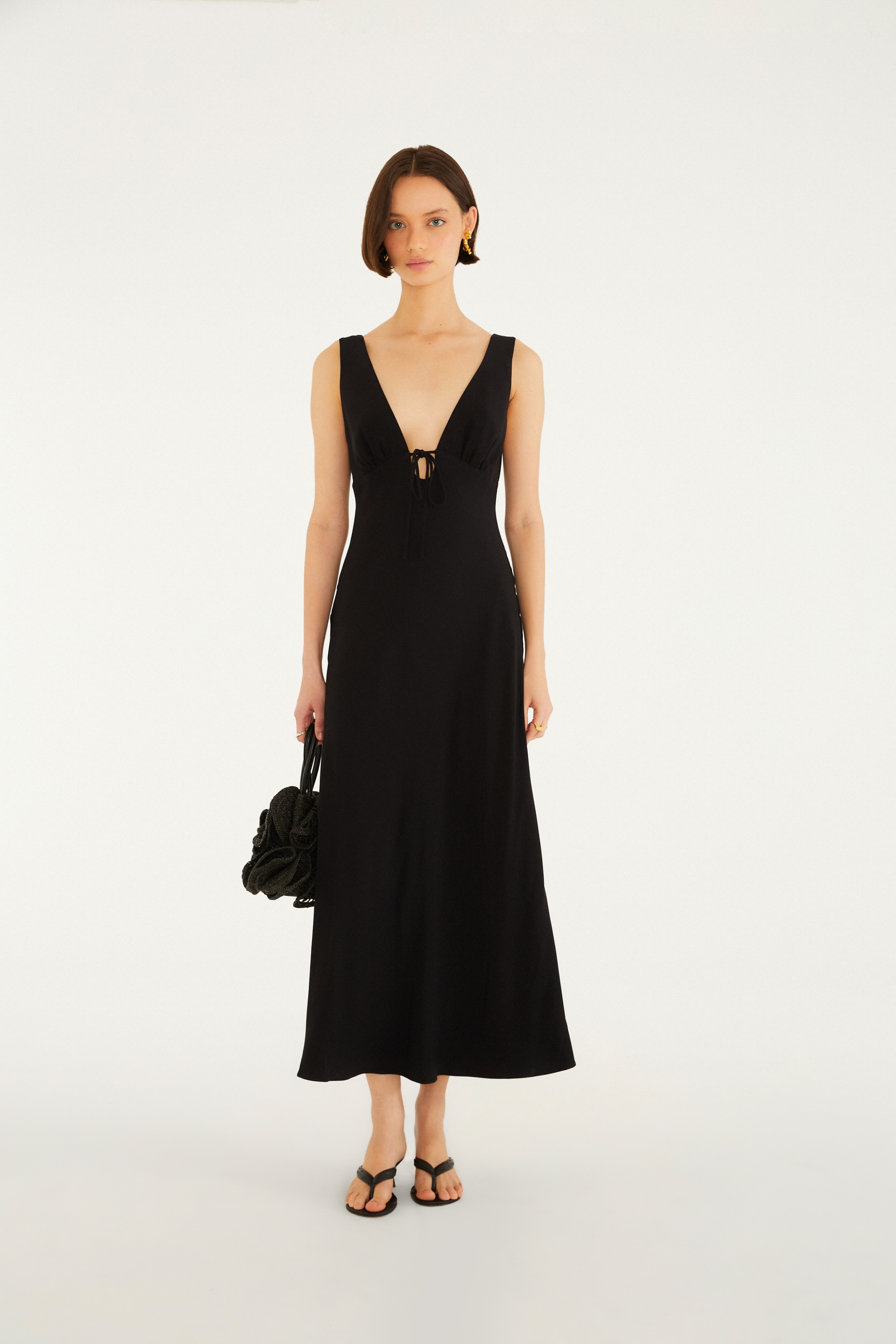 Vestido Enviesado Midi