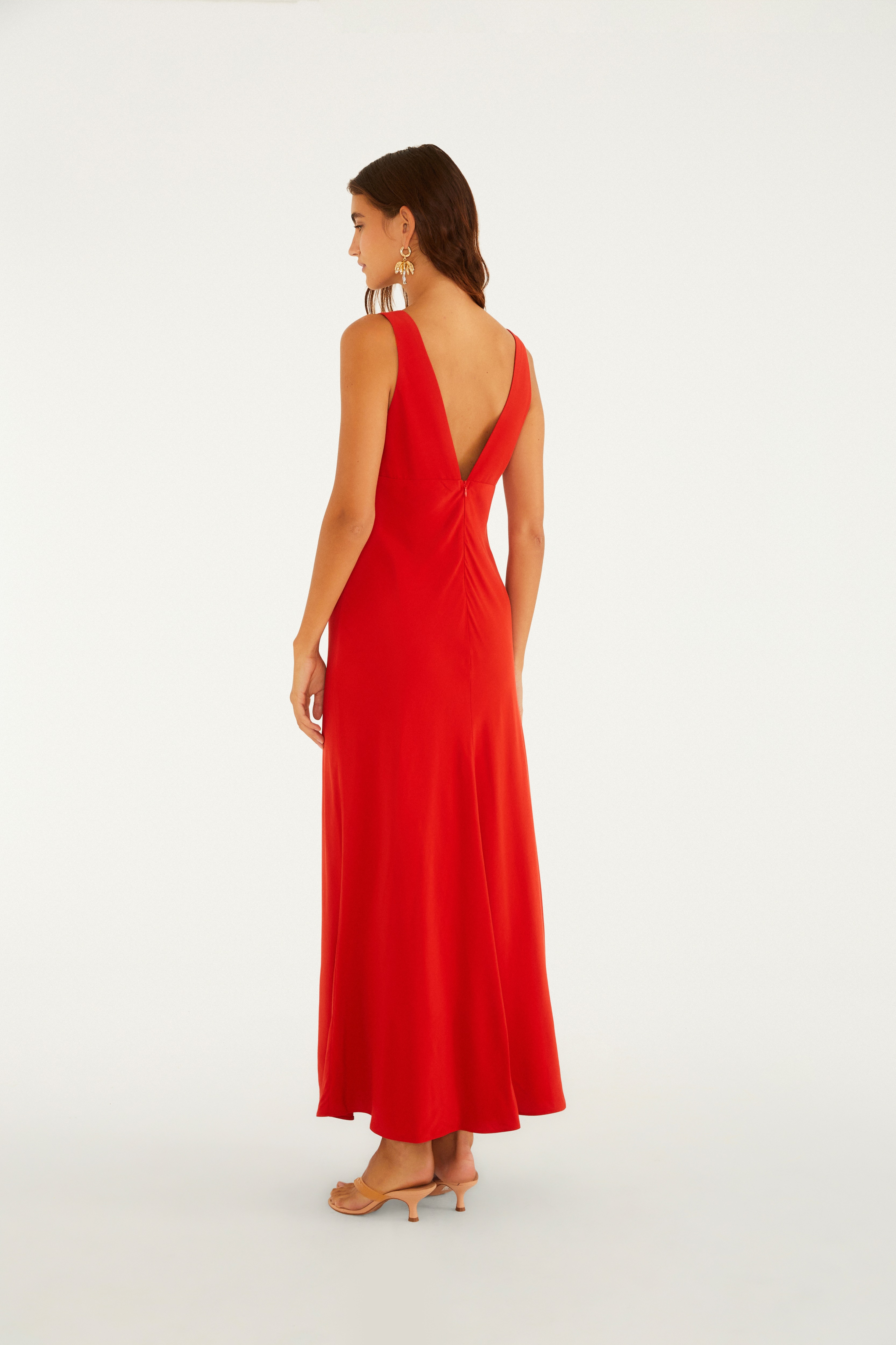 Vestido Enviesado Midi