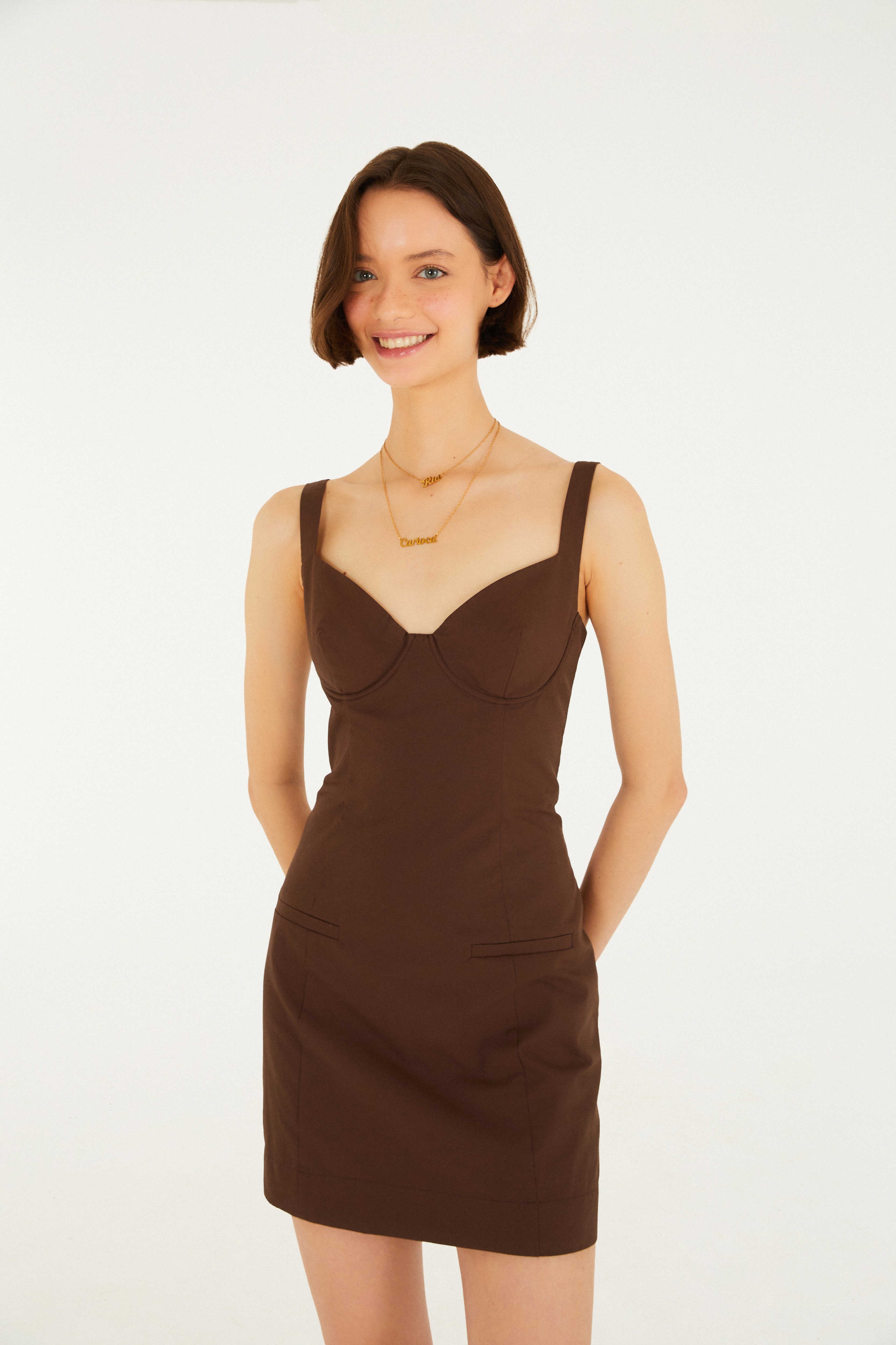 Vestido Curto Alfaiataria